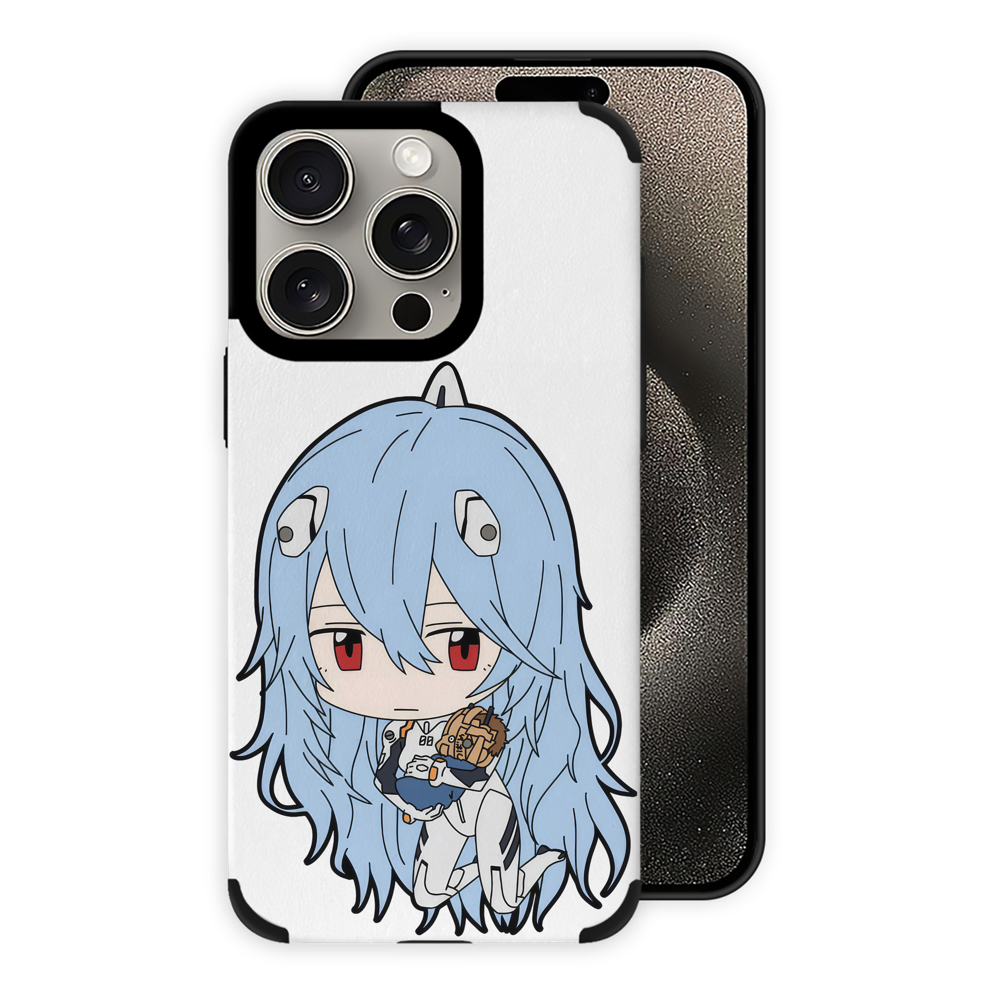 （画像用） EVA 新世紀エヴァンゲリオン 【iPhone15ProMax対応】 PUレザー スマホケース 耐衝撃＆黄変防止