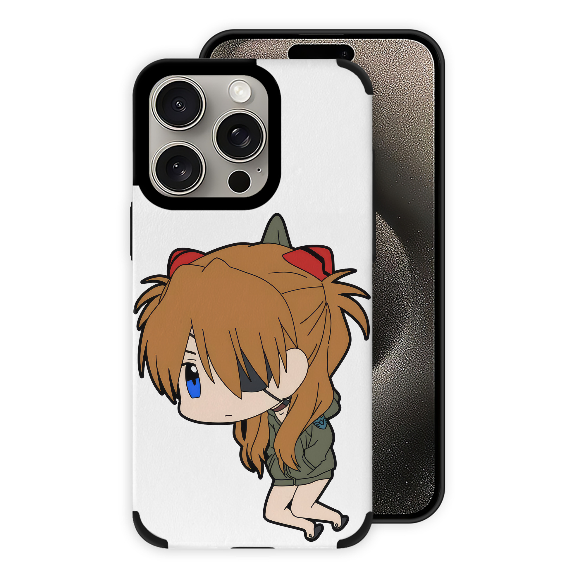 （画像用） EVA 新世紀エヴァンゲリオン 【iPhone15ProMax対応】 PUレザー スマホケース 耐衝撃＆黄変防止