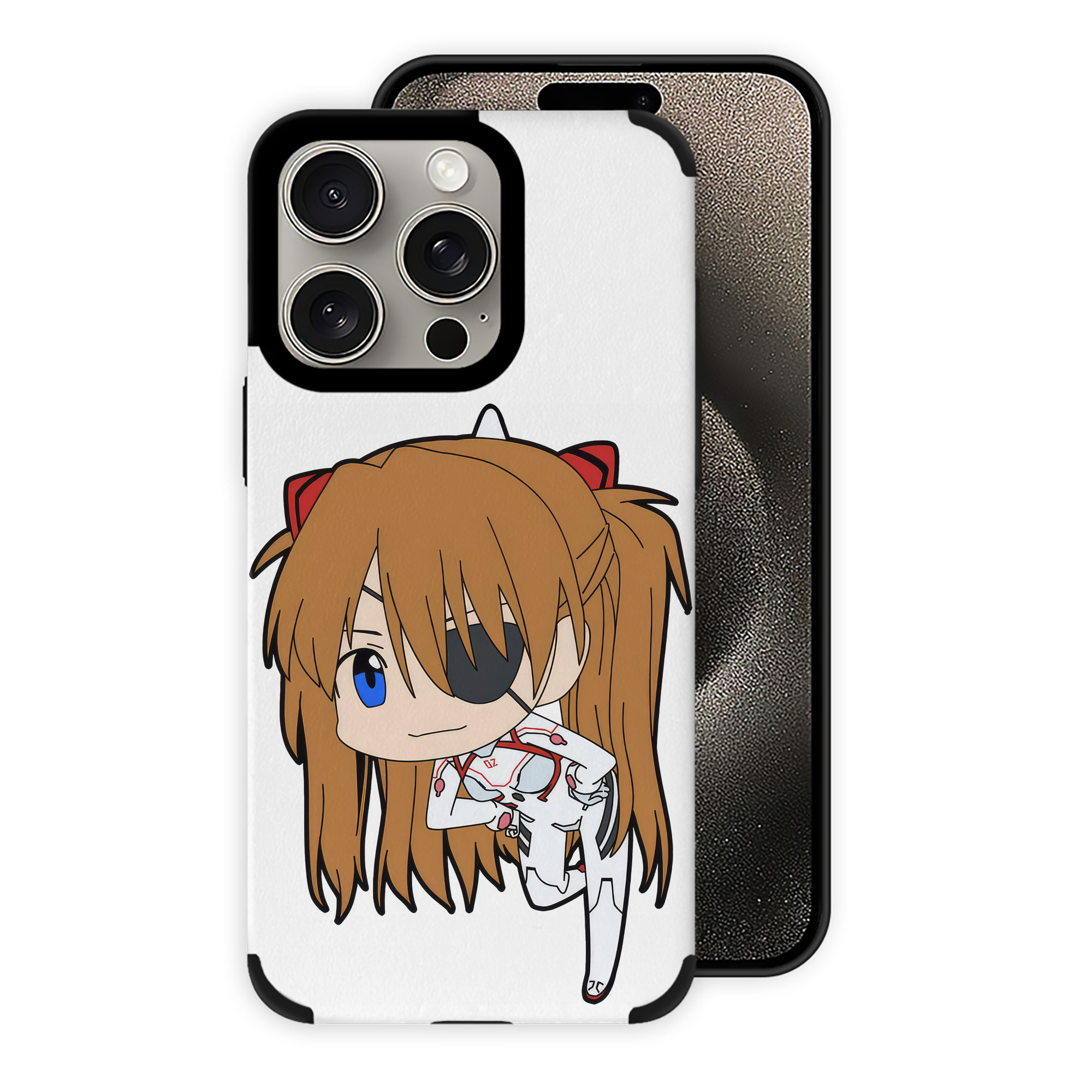 （画像用） EVA 新世紀エヴァンゲリオン 【iPhone15ProMax対応】 PUレザー スマホケース 耐衝撃＆黄変防止