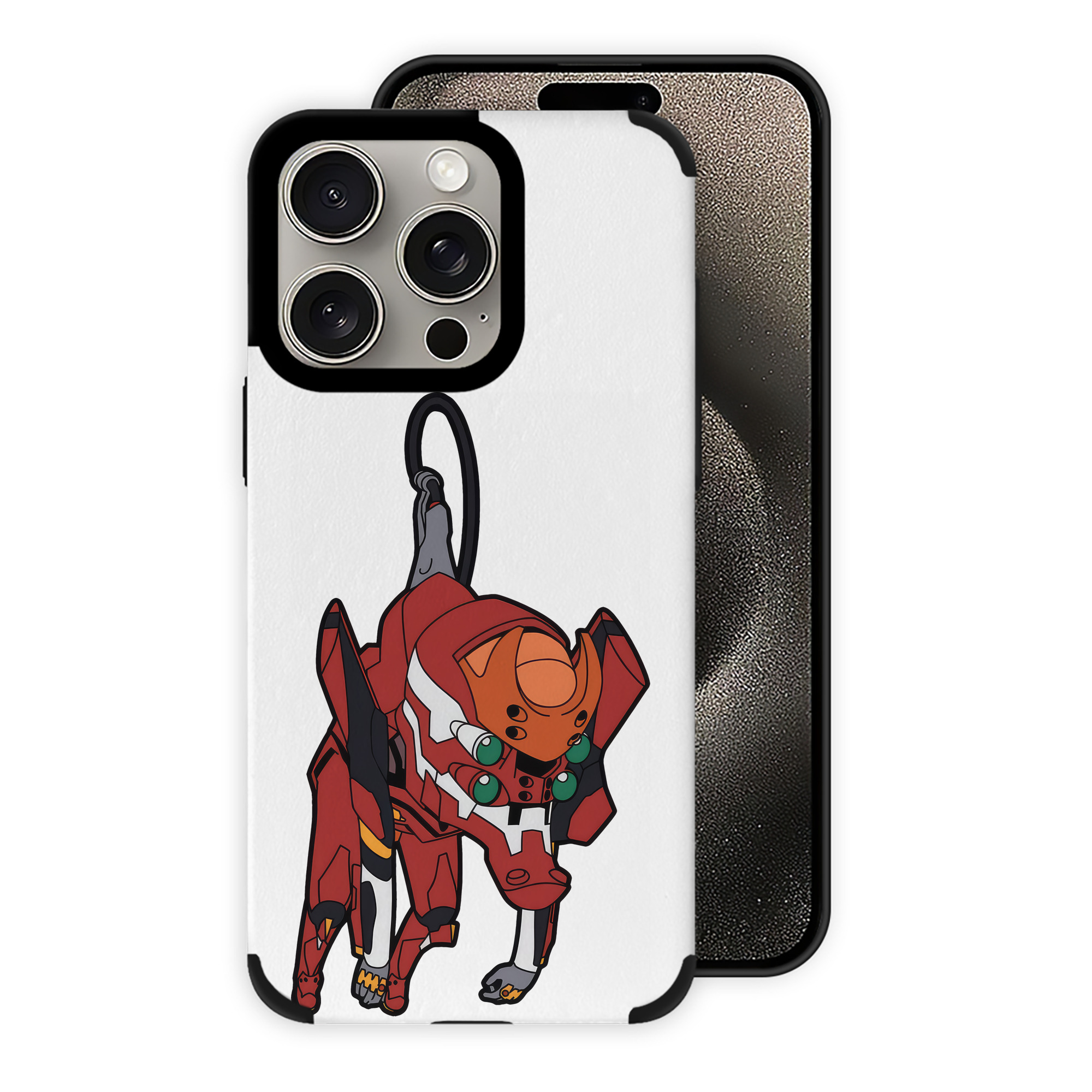（画像用） EVA 新世紀エヴァンゲリオン 【iPhone15ProMax対応】 PUレザー スマホケース 耐衝撃＆黄変防止