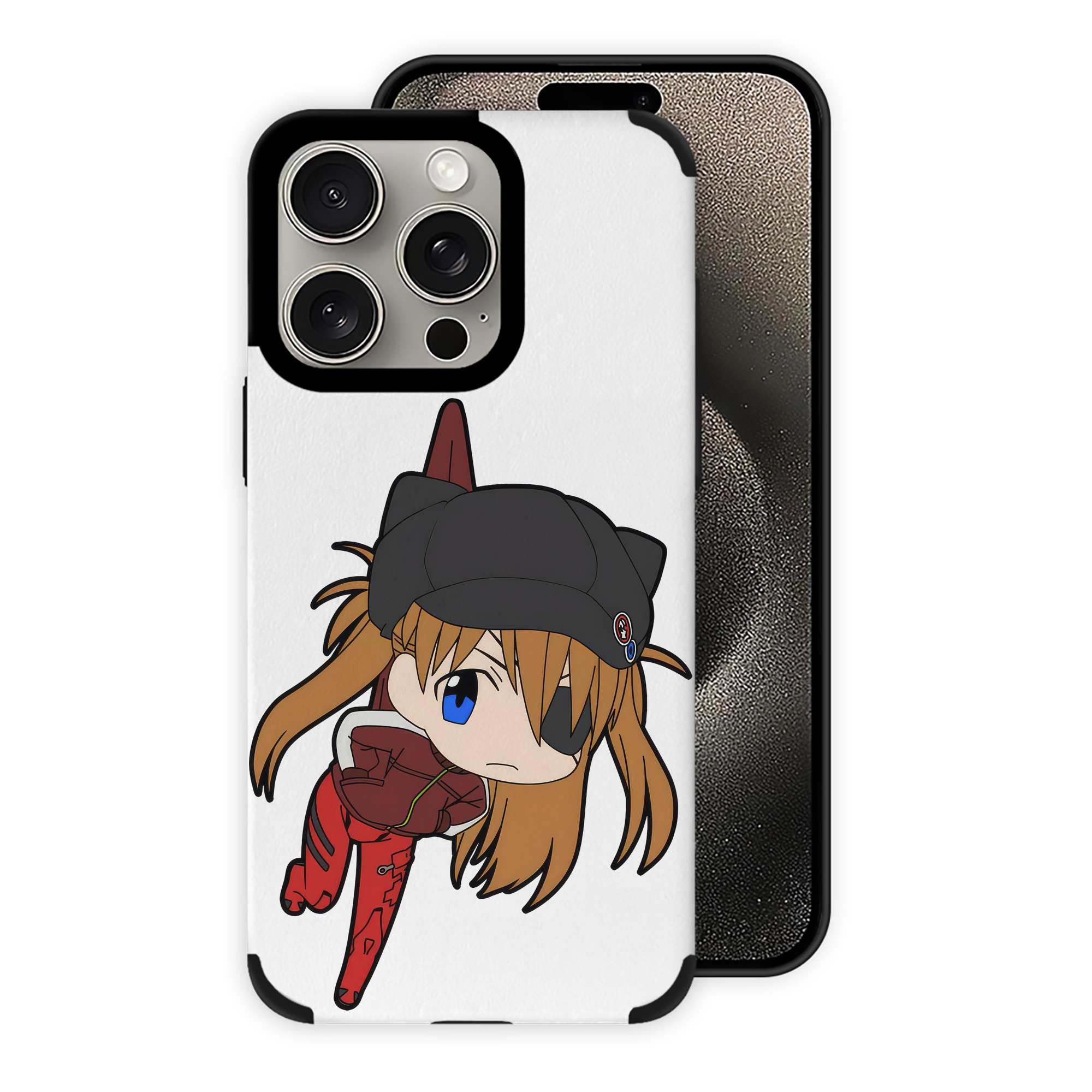 （画像用） EVA 新世紀エヴァンゲリオン 【iPhone15ProMax対応】 PUレザー スマホケース 耐衝撃＆黄変防止