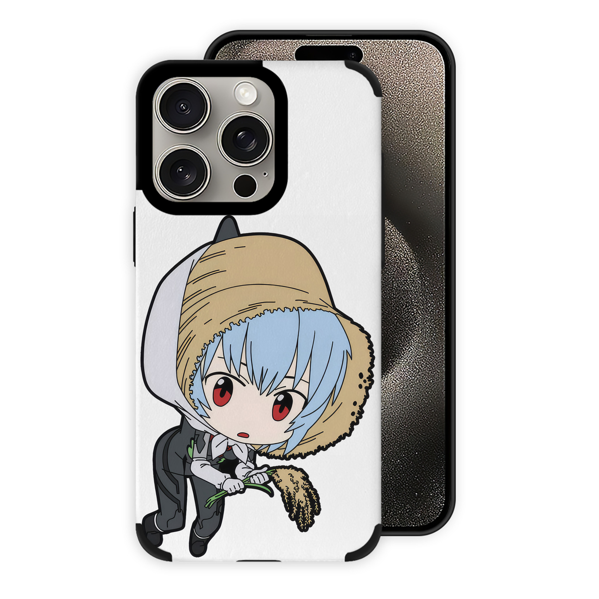 （画像用） EVA 新世紀エヴァンゲリオン 【iPhone15ProMax対応】 PUレザー スマホケース 耐衝撃＆黄変防止