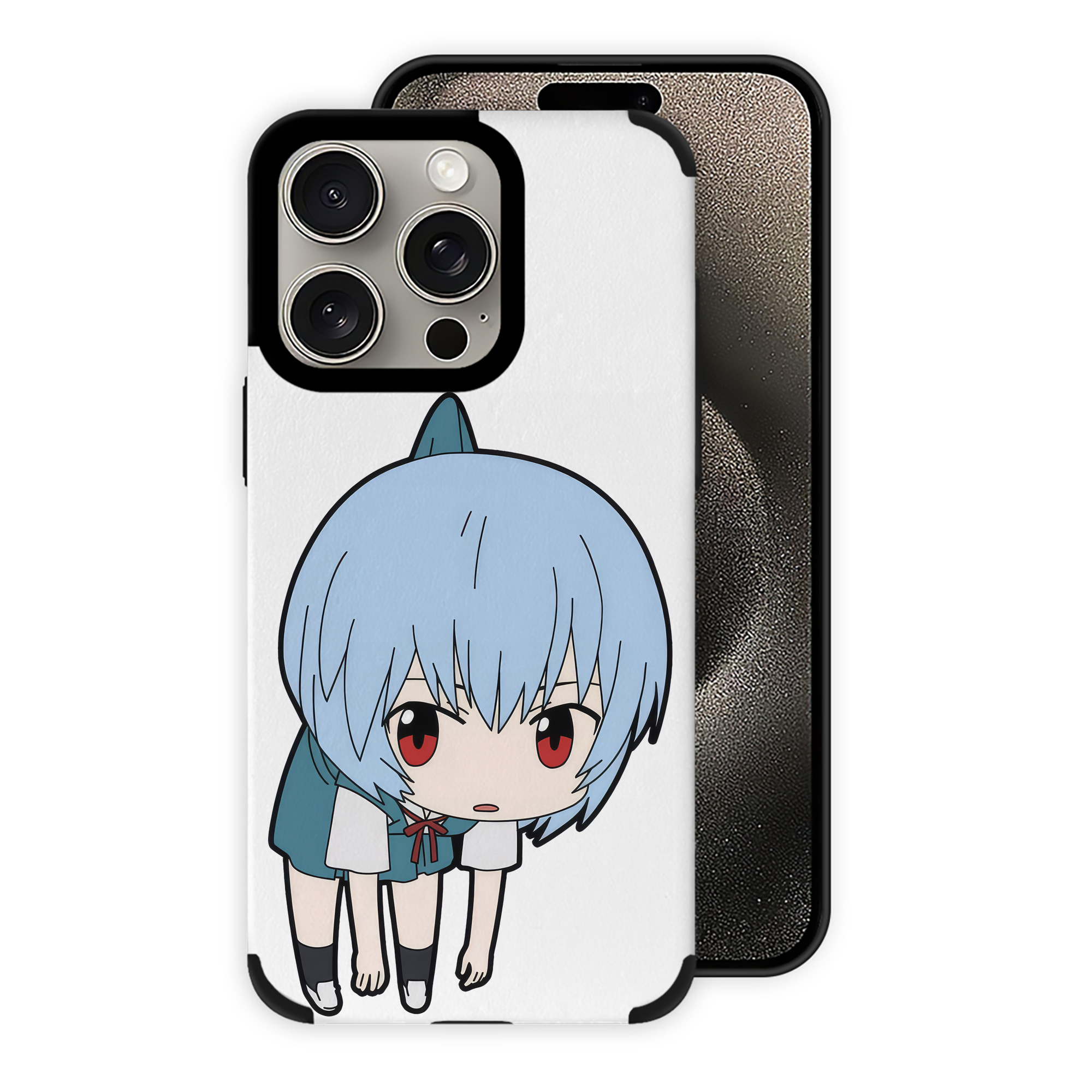 （画像用） EVA 新世紀エヴァンゲリオン 【iPhone15ProMax対応】 PUレザー スマホケース 耐衝撃＆黄変防止