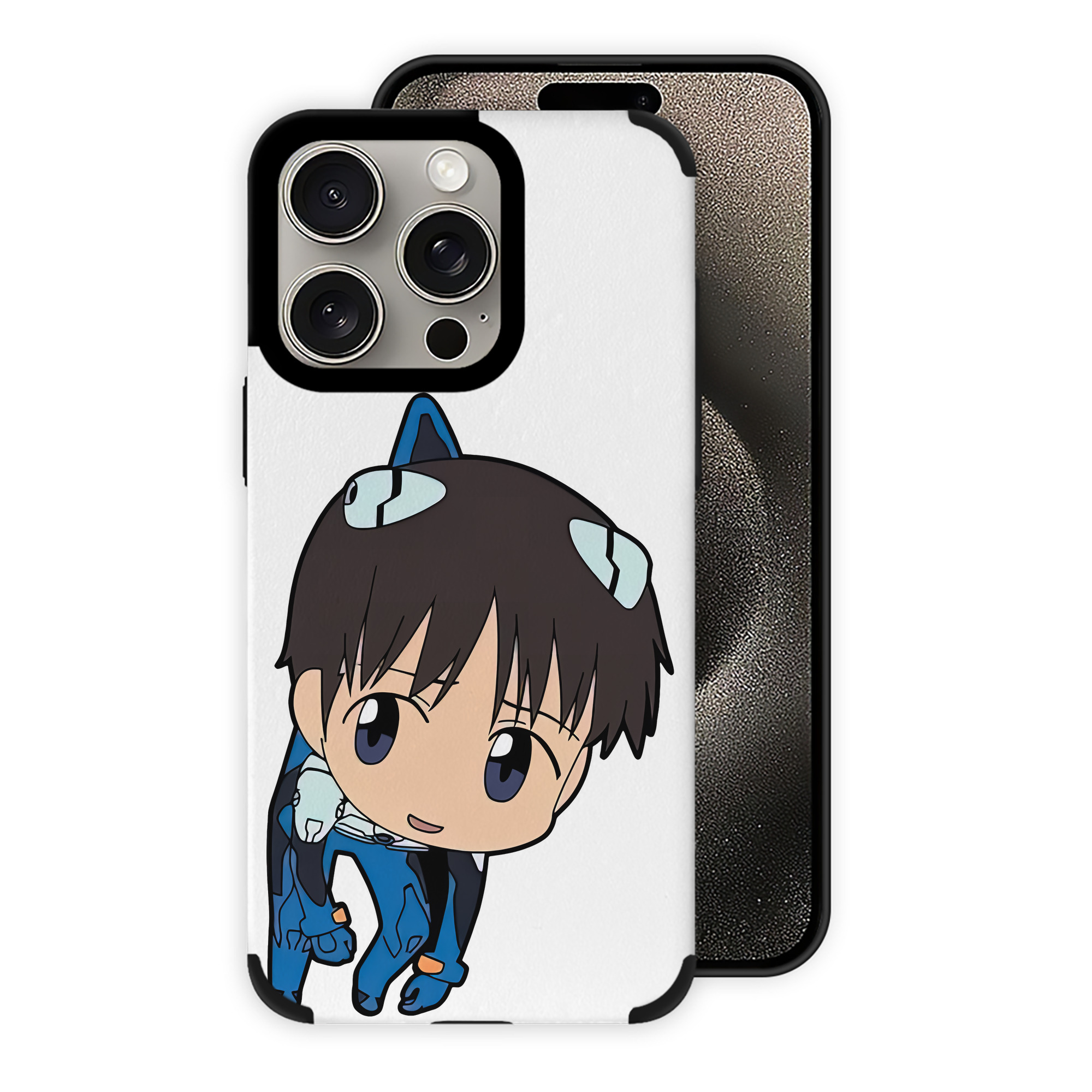 （画像用） EVA 新世紀エヴァンゲリオン 【iPhone15ProMax対応】 PUレザー スマホケース 耐衝撃＆黄変防止