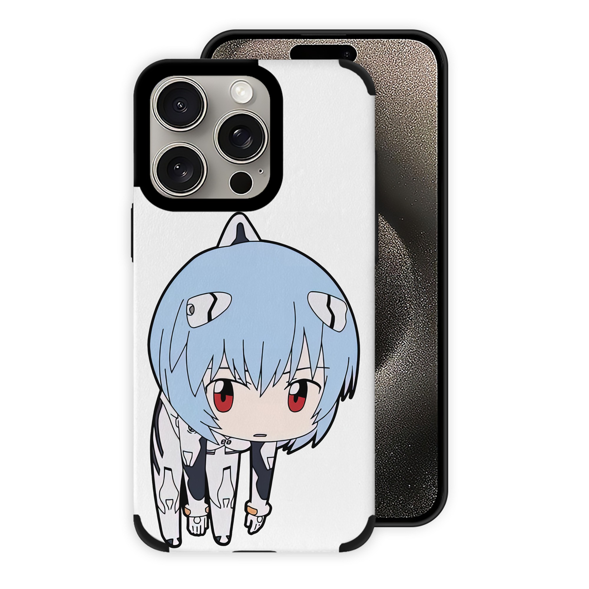 （画像用） EVA 新世紀エヴァンゲリオン 【iPhone15ProMax対応】 PUレザー スマホケース 耐衝撃＆黄変防止