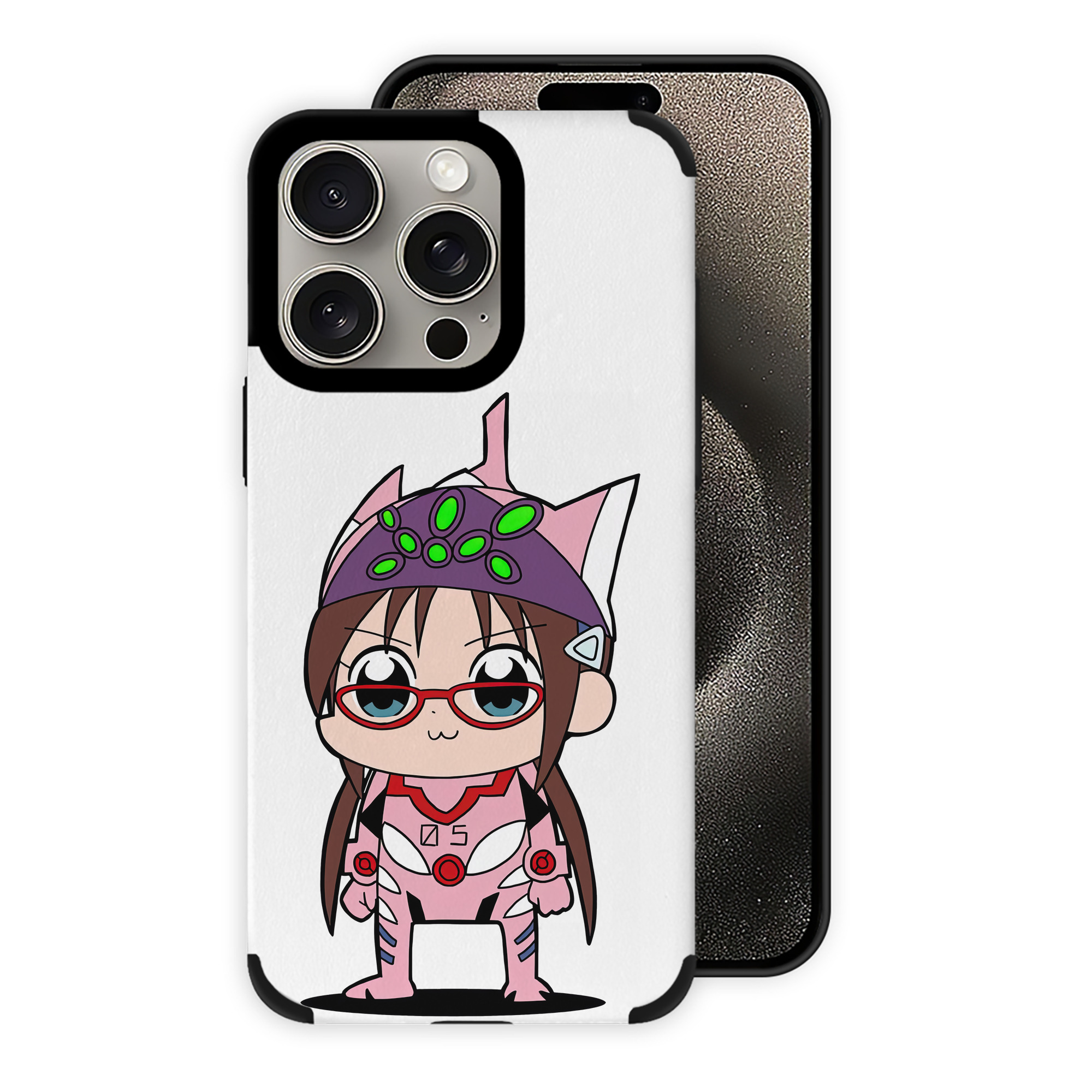 （画像用） EVA 新世紀エヴァンゲリオン 【iPhone15ProMax対応】 PUレザー スマホケース 耐衝撃＆黄変防止