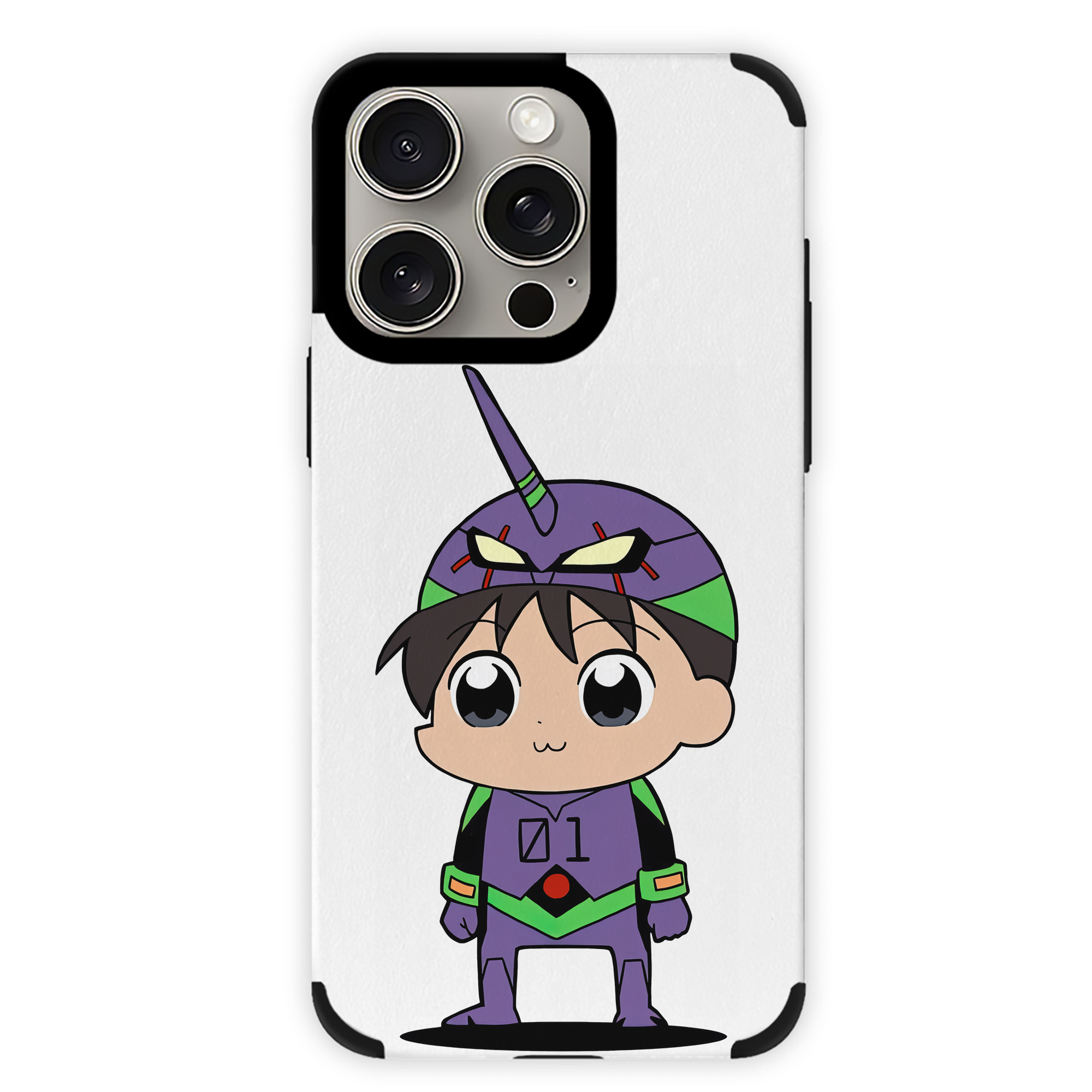 （画像用） EVA 新世紀エヴァンゲリオン 【iPhone15ProMax対応】 PUレザー スマホケース 耐衝撃＆黄変防止