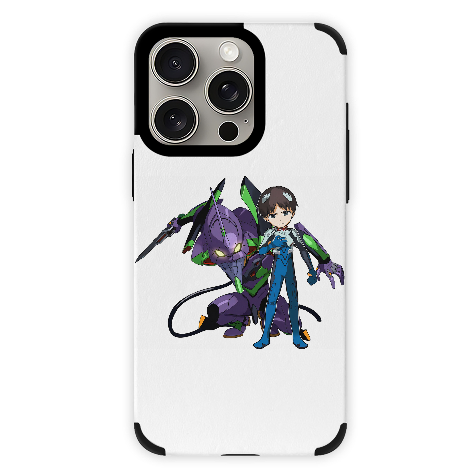 （画像用） EVA 新世紀エヴァンゲリオン 【iPhone15ProMax対応】 PUレザー スマホケース 耐衝撃＆黄変防止