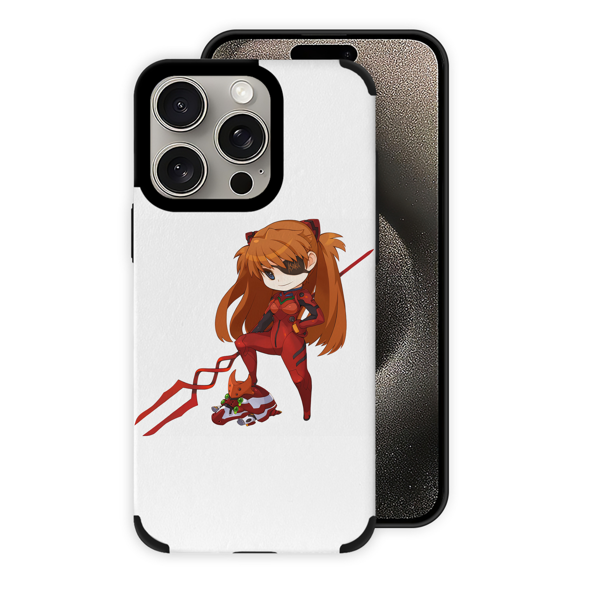 （画像用） EVA 新世紀エヴァンゲリオン 【iPhone15ProMax対応】 PUレザー スマホケース 耐衝撃＆黄変防止