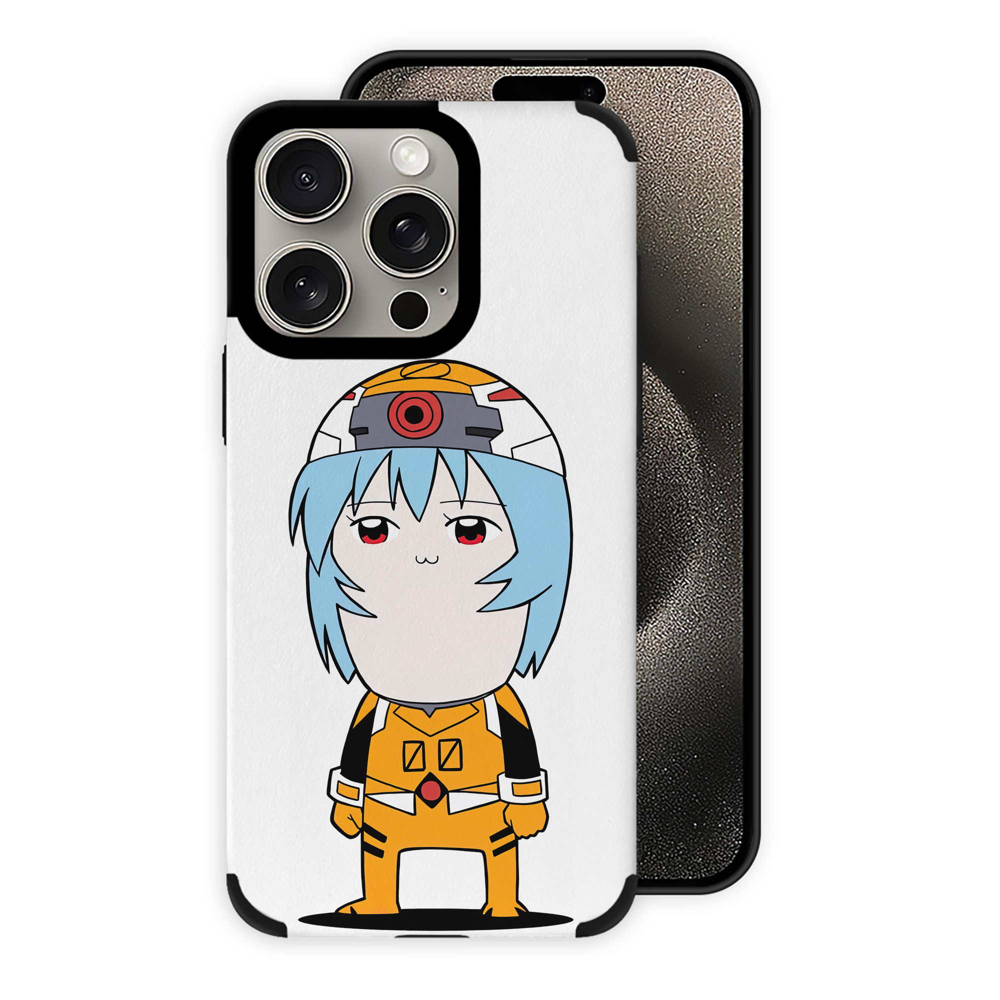 （画像用） EVA 新世紀エヴァンゲリオン 【iPhone15ProMax対応】 PUレザー スマホケース 耐衝撃＆黄変防止