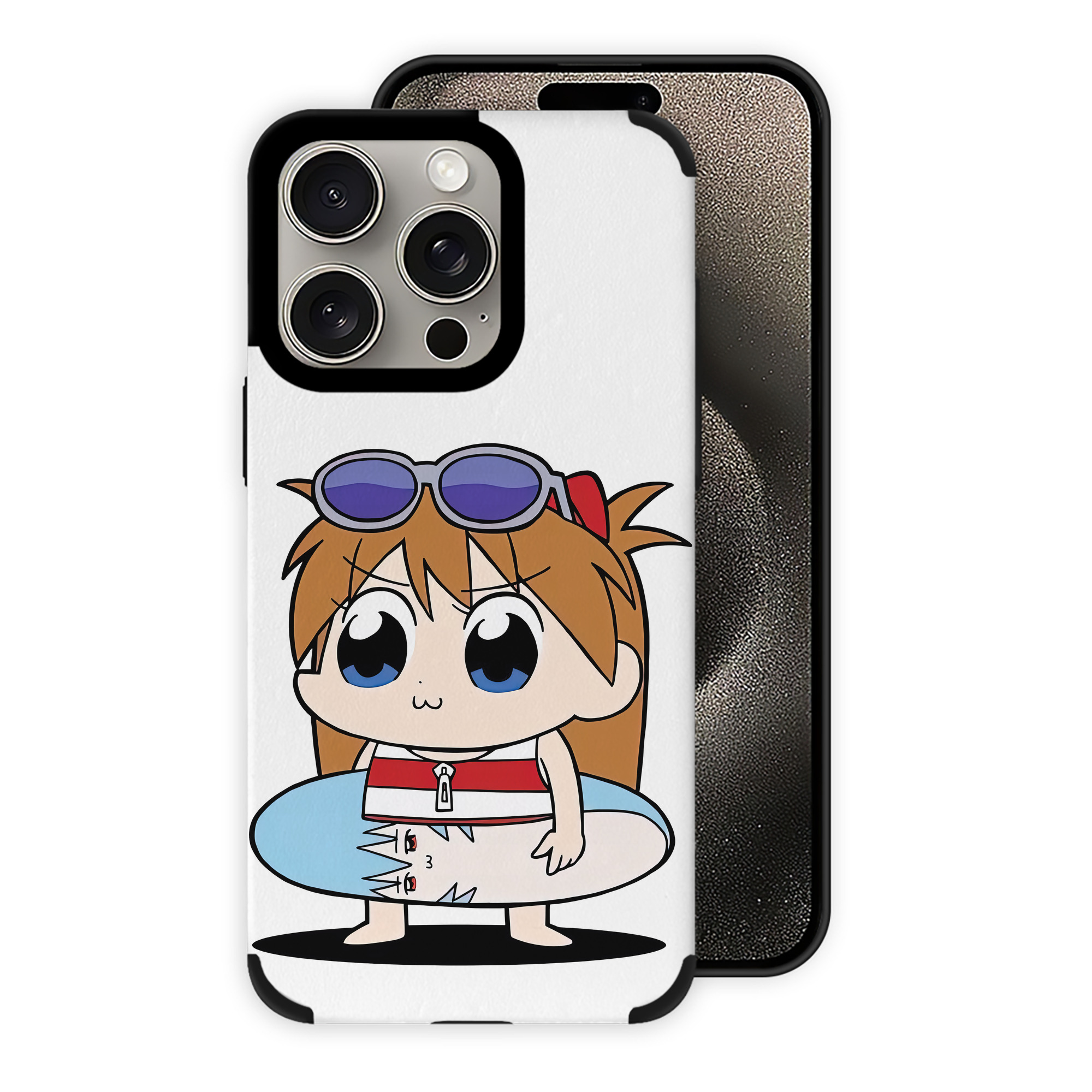 （画像用） EVA 新世紀エヴァンゲリオン 【iPhone15ProMax対応】 PUレザー スマホケース 耐衝撃＆黄変防止
