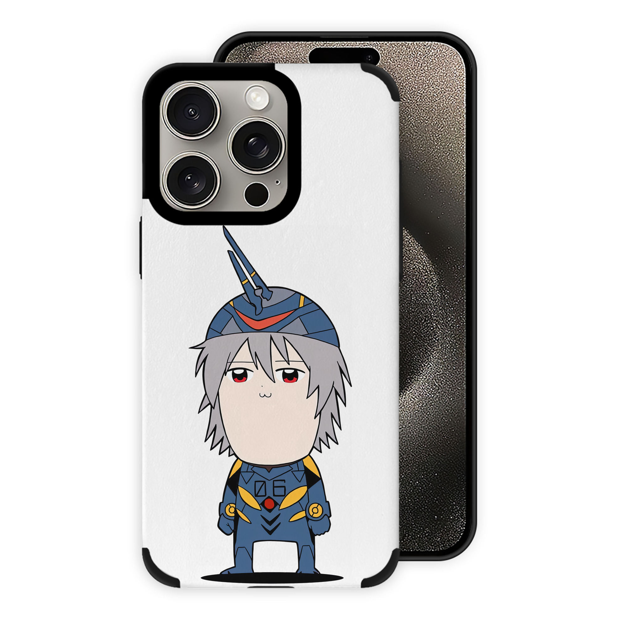 （画像用） EVA 新世紀エヴァンゲリオン 【iPhone15ProMax対応】 PUレザー スマホケース 耐衝撃＆黄変防止