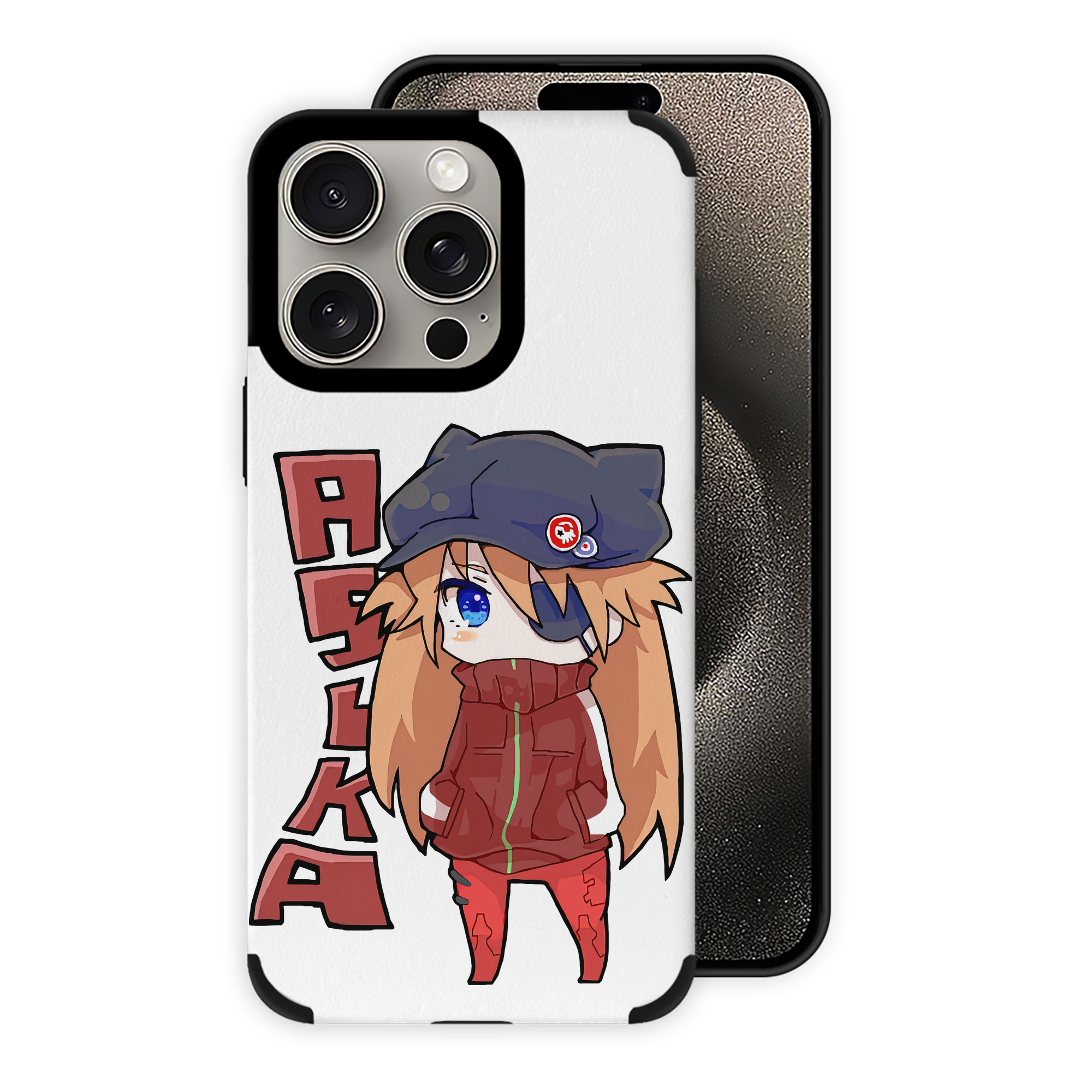 （画像用） EVA 新世紀エヴァンゲリオン 【iPhone15ProMax対応】 PUレザー スマホケース 耐衝撃＆黄変防止