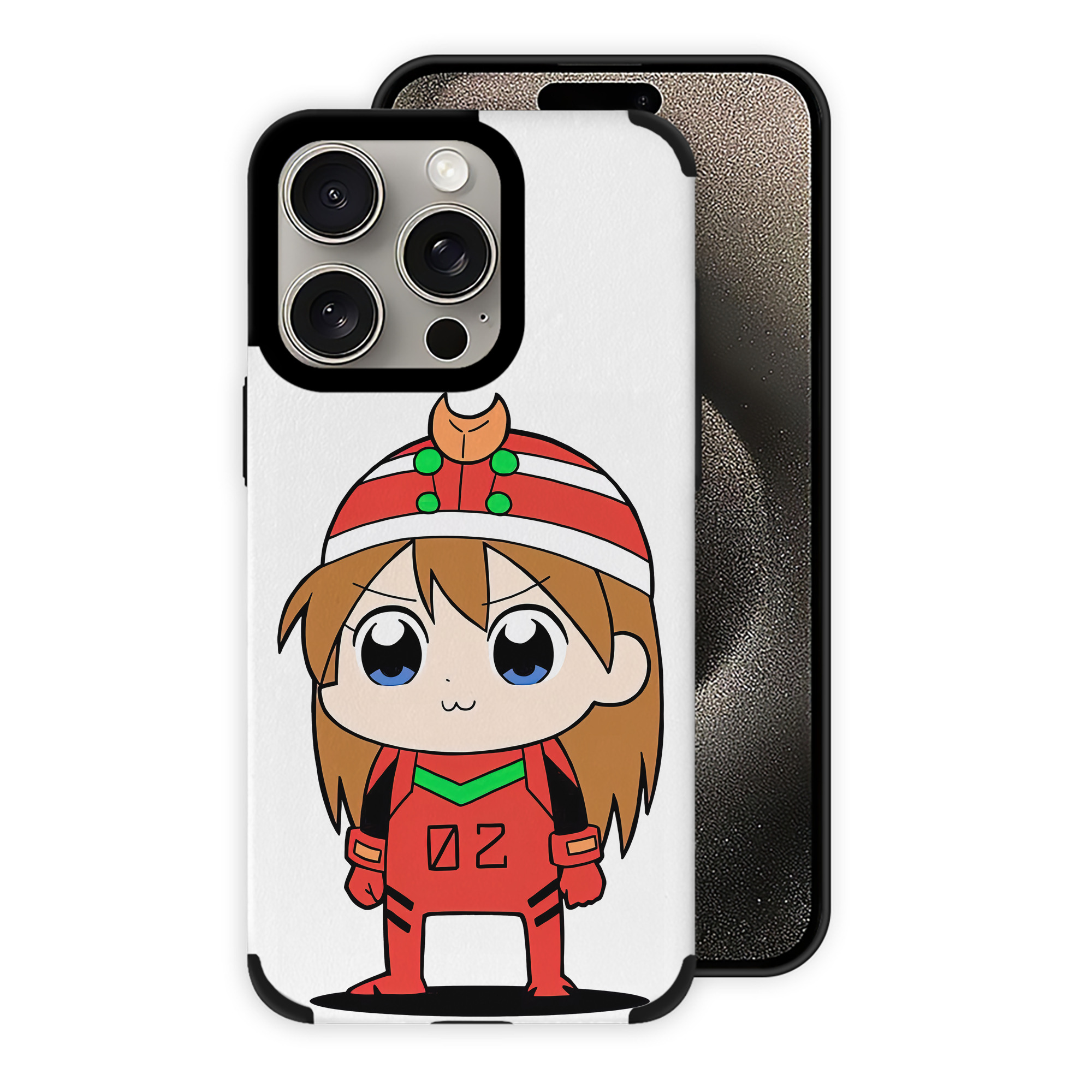 （画像用） EVA 新世紀エヴァンゲリオン 【iPhone15ProMax対応】 PUレザー スマホケース 耐衝撃＆黄変防止