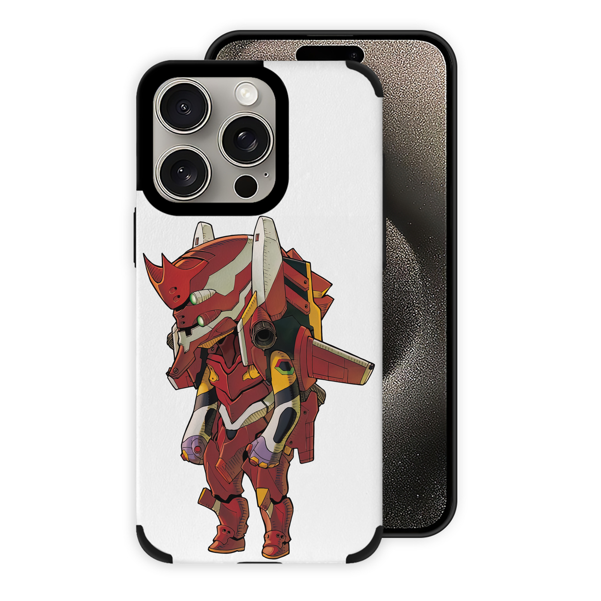 （画像用） EVA 新世紀エヴァンゲリオン 【iPhone15ProMax対応】 PUレザー スマホケース 耐衝撃＆黄変防止