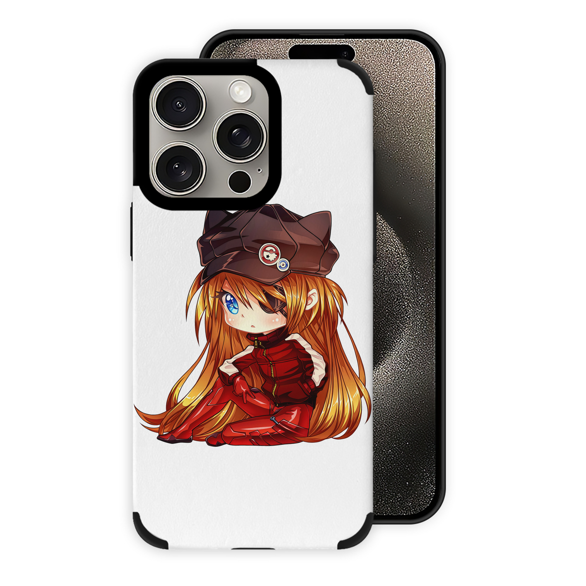 （画像用） EVA 新世紀エヴァンゲリオン 【iPhone15ProMax対応】 PUレザー スマホケース 耐衝撃＆黄変防止