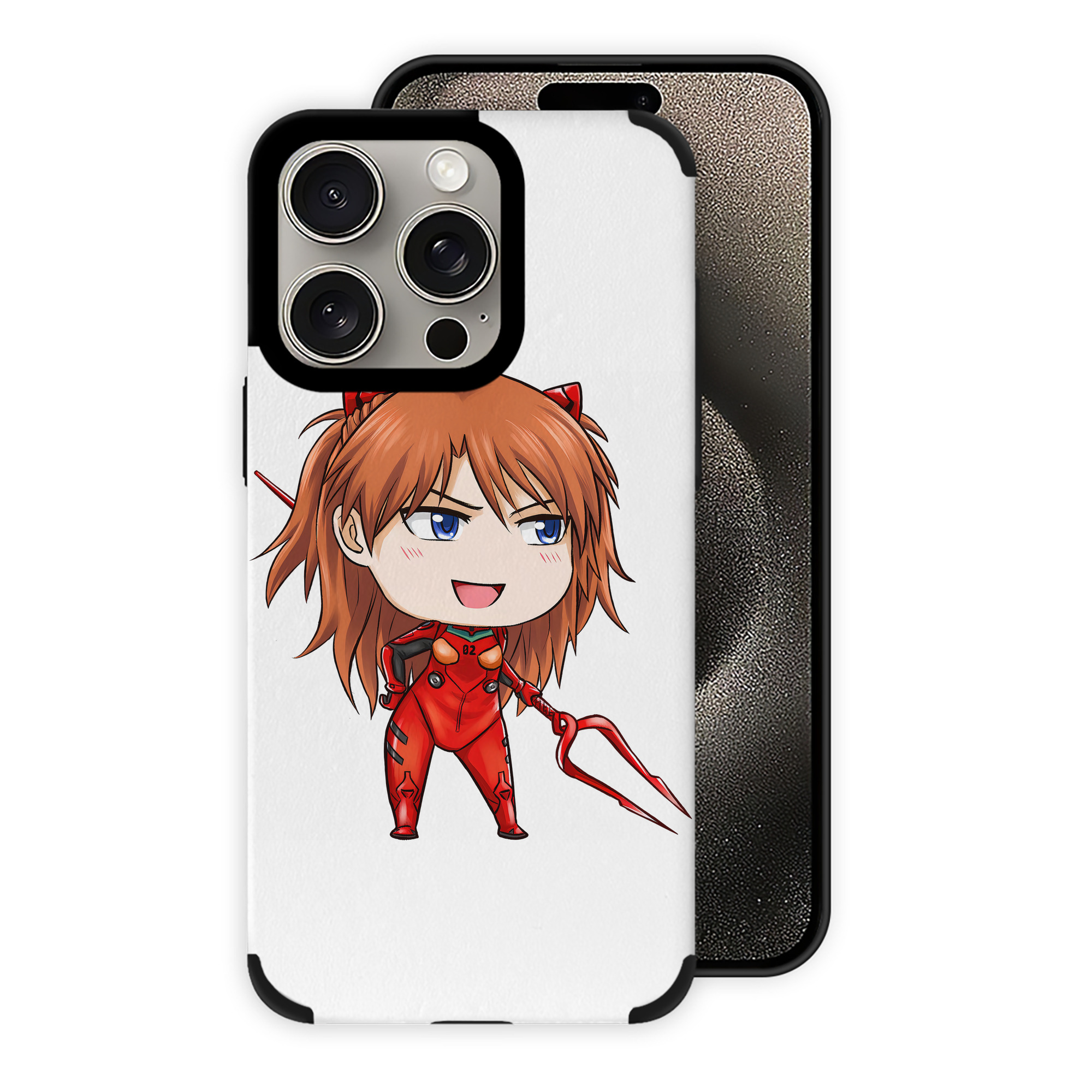 （画像用） EVA 新世紀エヴァンゲリオン 【iPhone15ProMax対応】 PUレザー スマホケース 耐衝撃＆黄変防止