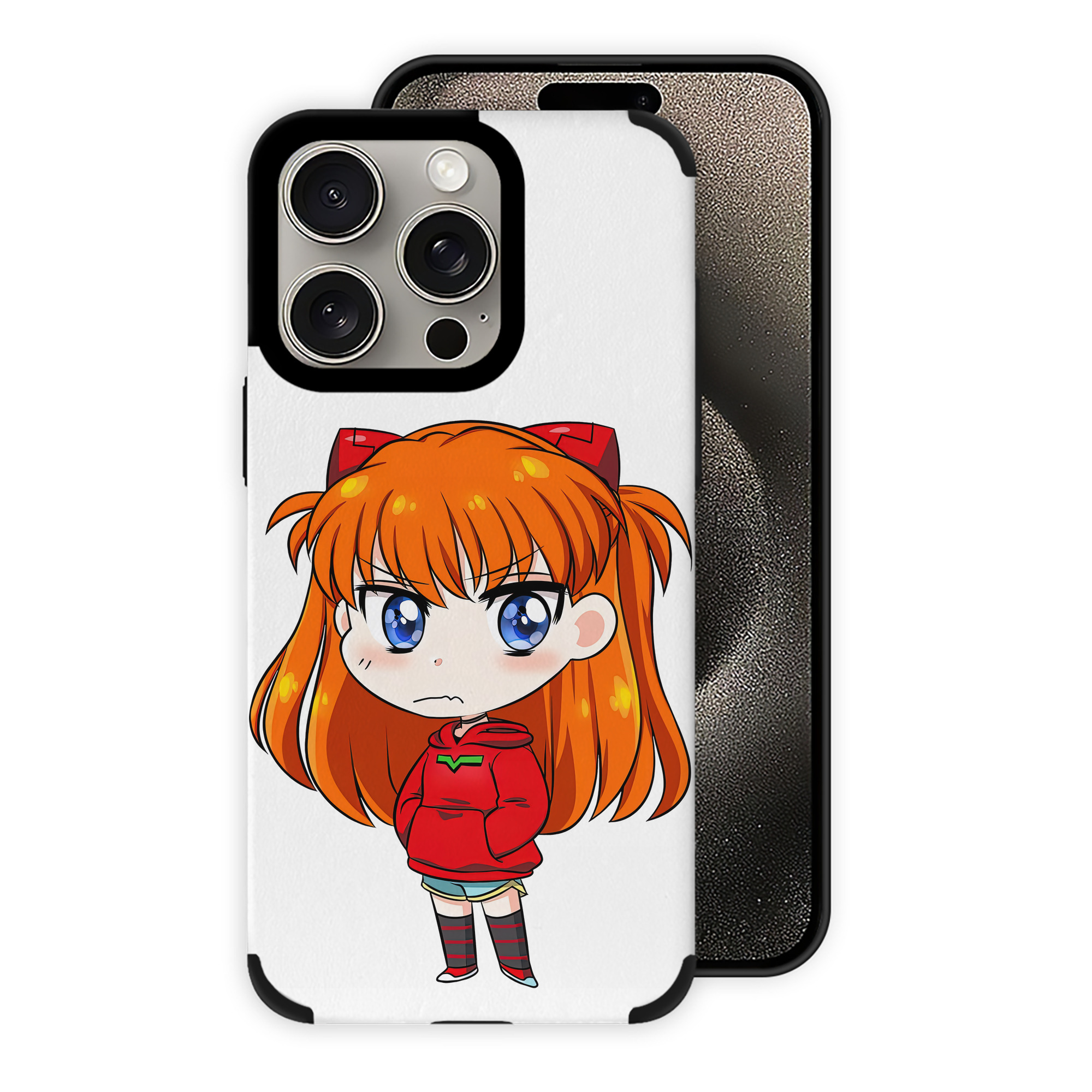 （画像用） EVA 新世紀エヴァンゲリオン 【iPhone15ProMax対応】 PUレザー スマホケース 耐衝撃＆黄変防止