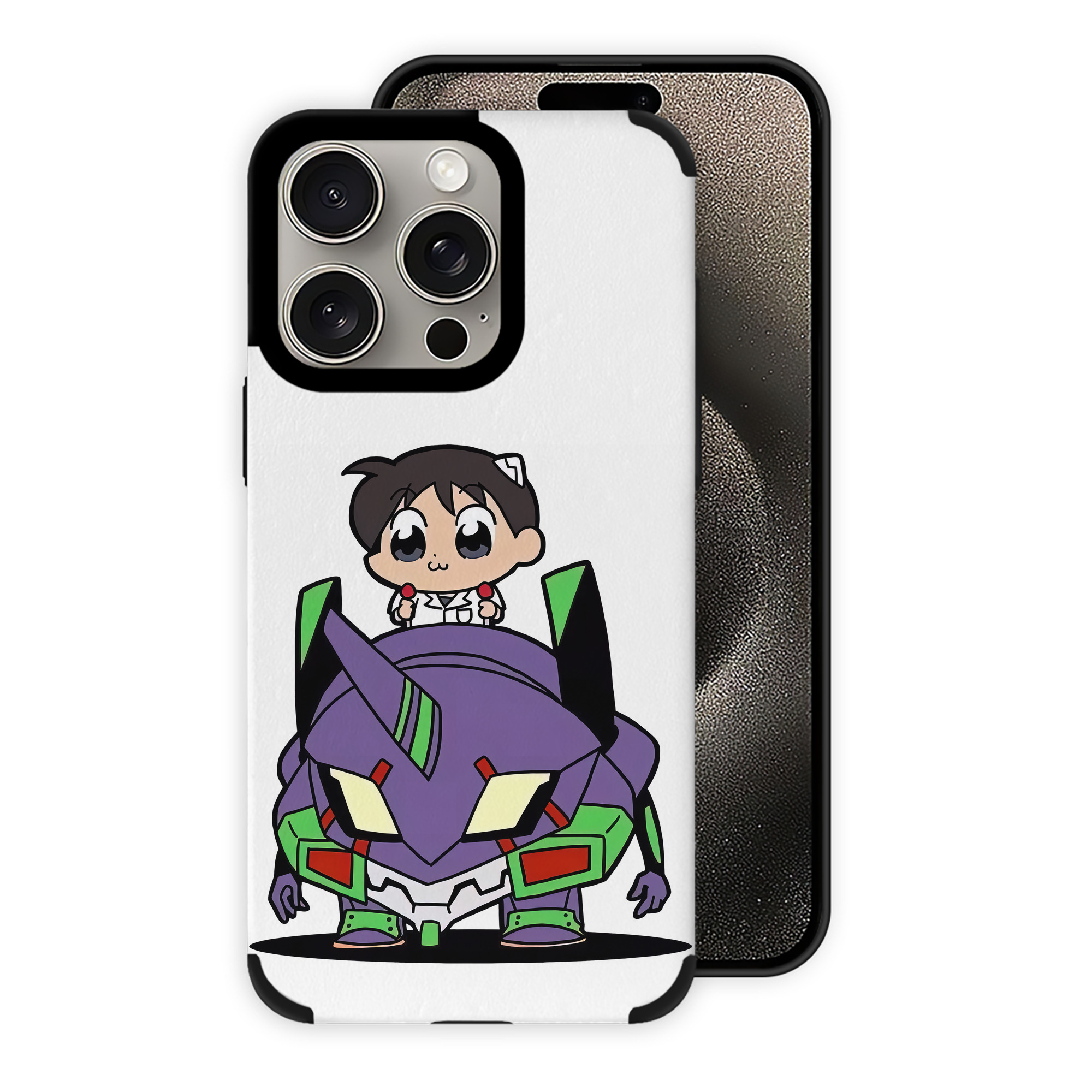 （画像用） EVA 新世紀エヴァンゲリオン 【iPhone15ProMax対応】 PUレザー スマホケース 耐衝撃＆黄変防止