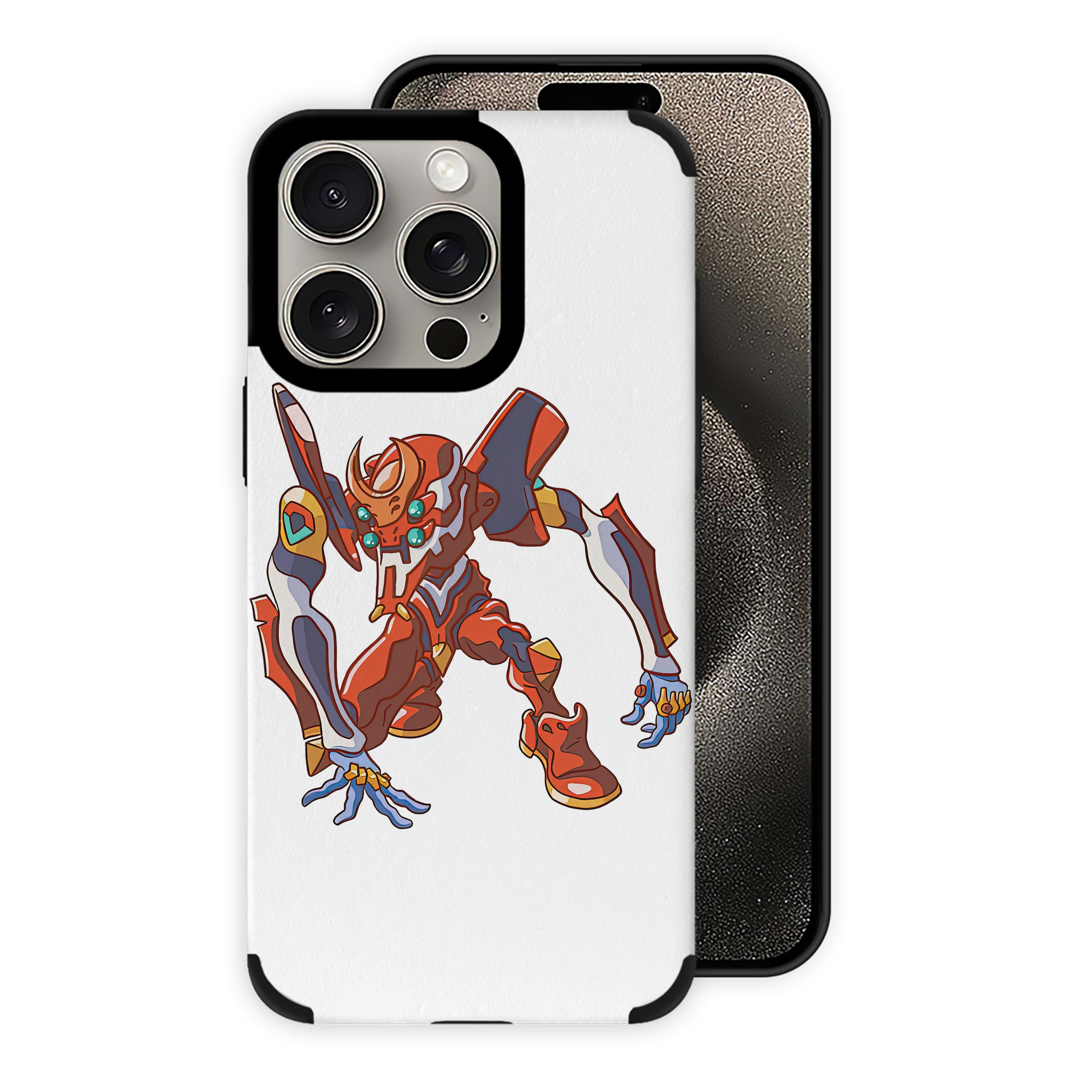 （画像用） EVA 新世紀エヴァンゲリオン 【iPhone15ProMax対応】 PUレザー スマホケース 耐衝撃＆黄変防止