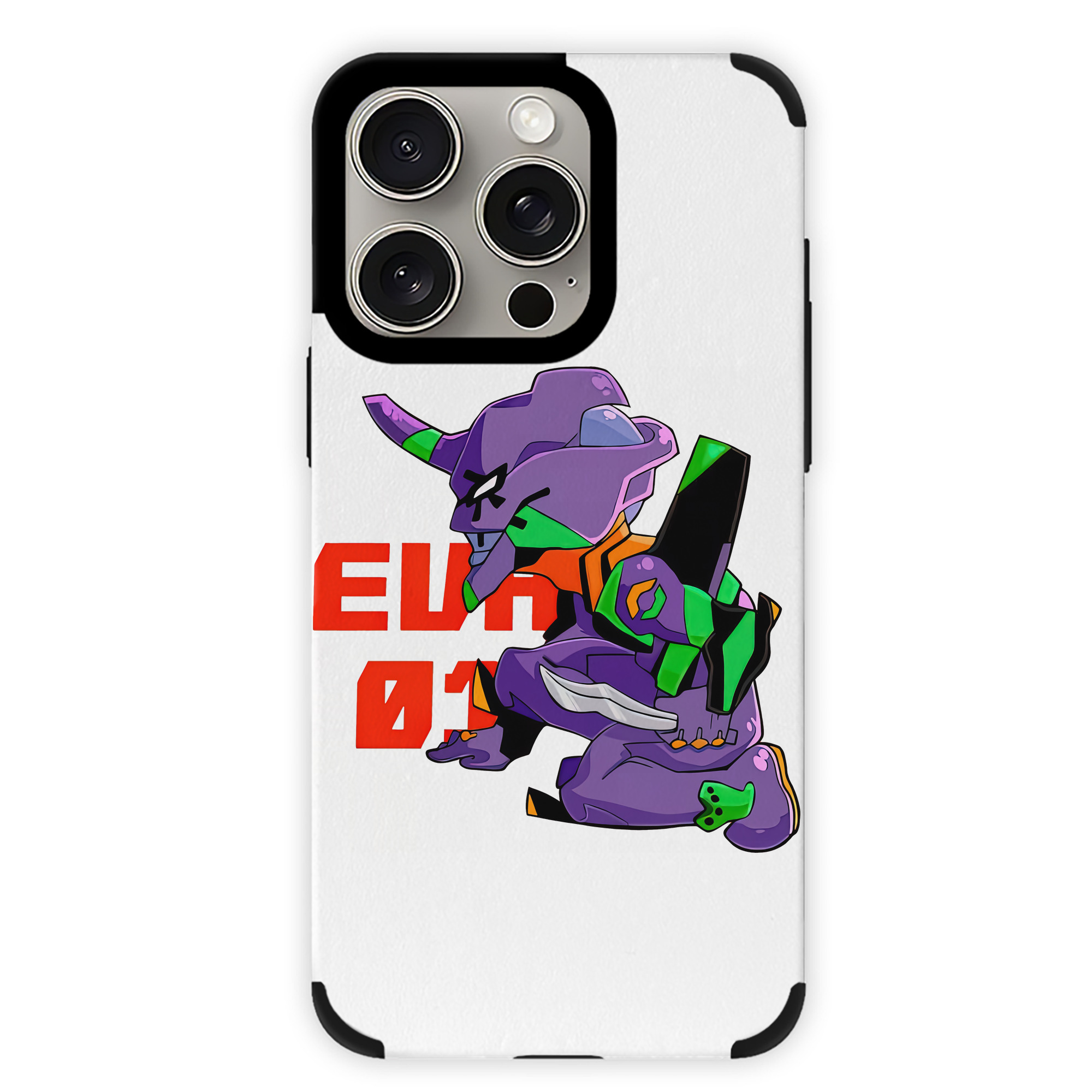 （画像用） EVA 新世紀エヴァンゲリオン 【iPhone15ProMax対応】 PUレザー スマホケース 耐衝撃＆黄変防止