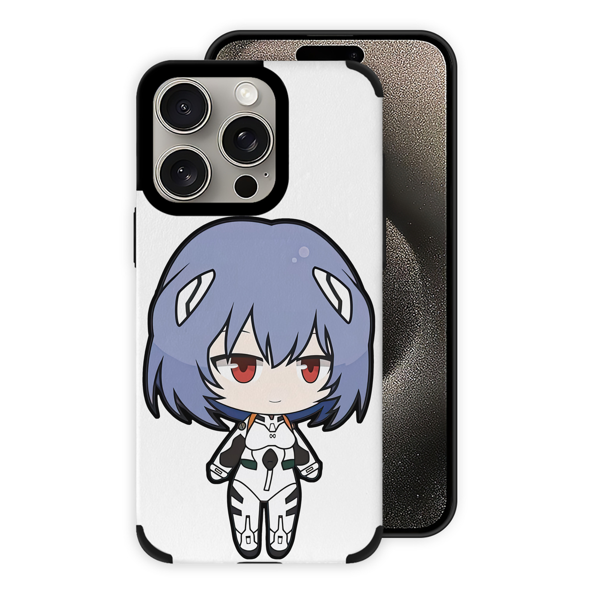 （画像用） EVA 新世紀エヴァンゲリオン 【iPhone15ProMax対応】 PUレザー スマホケース 耐衝撃＆黄変防止