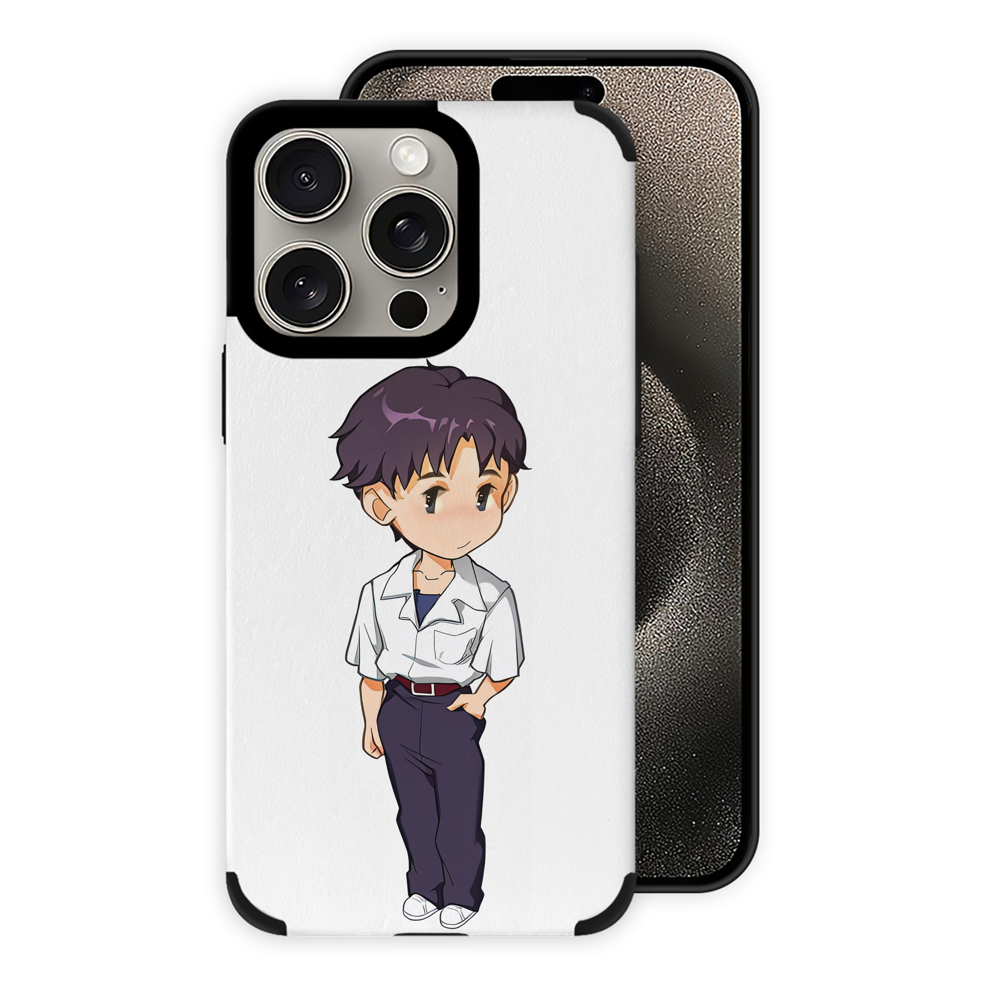 （画像用） EVA 新世紀エヴァンゲリオン 【iPhone15ProMax対応】 PUレザー スマホケース 耐衝撃＆黄変防止