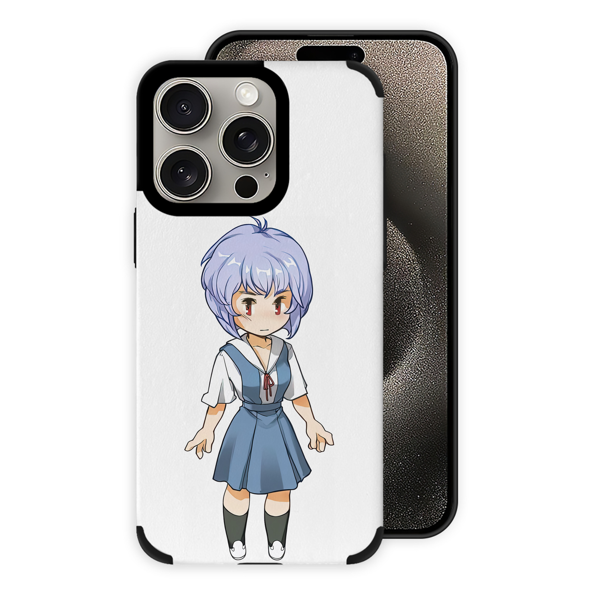 （画像用） EVA 新世紀エヴァンゲリオン 【iPhone15ProMax対応】 PUレザー スマホケース 耐衝撃＆黄変防止
