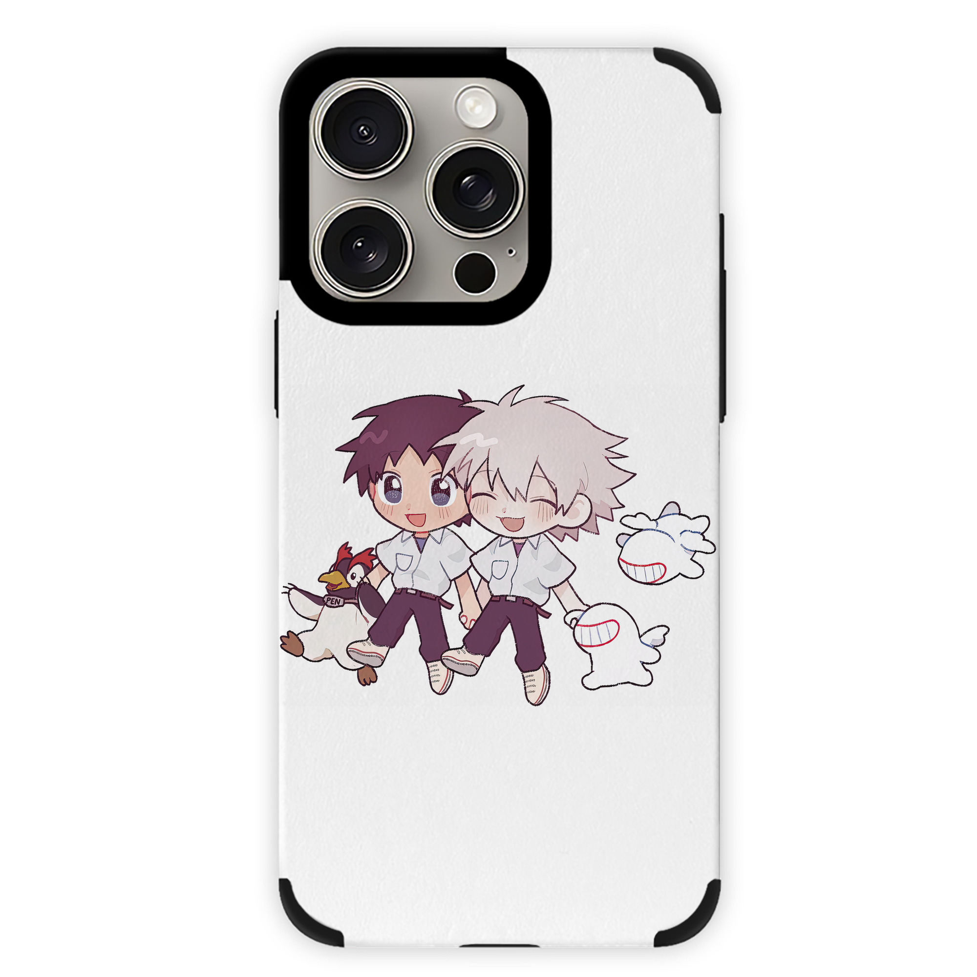 （画像用） EVA 新世紀エヴァンゲリオン 【iPhone15ProMax対応】 PUレザー スマホケース 耐衝撃＆黄変防止