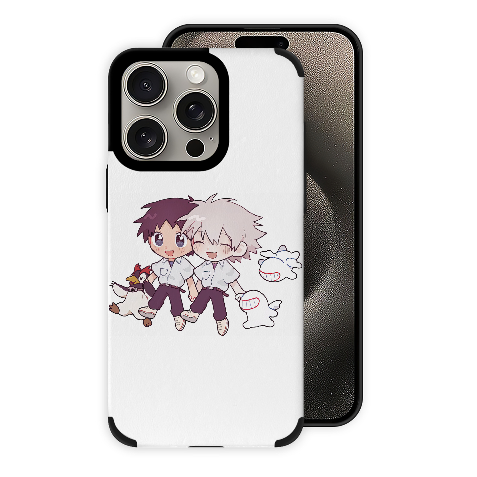 （画像用） EVA 新世紀エヴァンゲリオン 【iPhone15ProMax対応】 PUレザー スマホケース 耐衝撃＆黄変防止