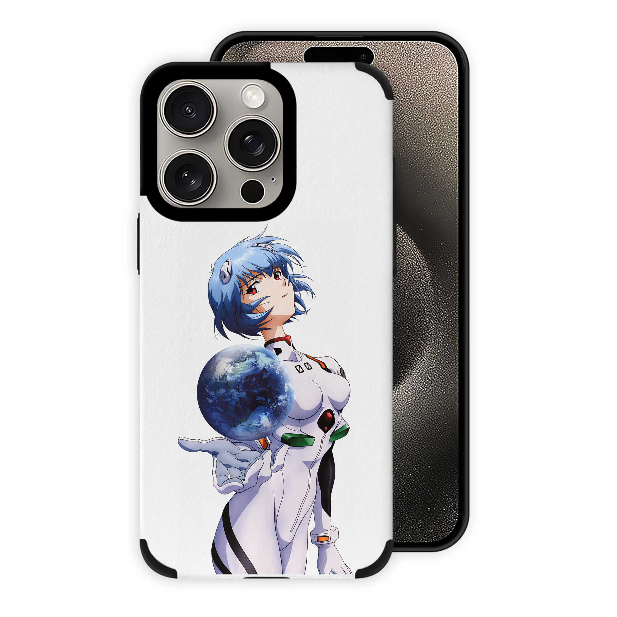 （画像用） EVA 新世紀エヴァンゲリオン 【iPhone15ProMax対応】 PUレザー スマホケース 耐衝撃＆黄変防止