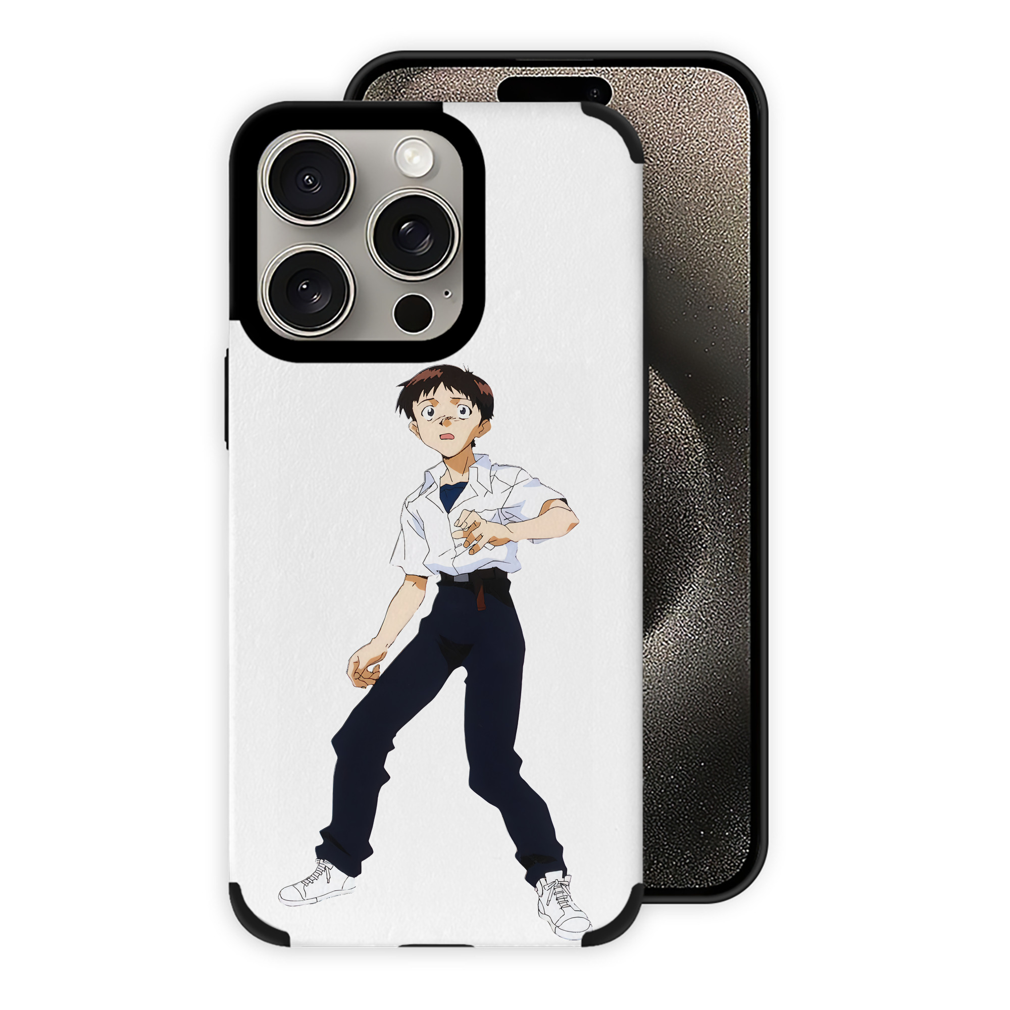 （画像用） EVA 新世紀エヴァンゲリオン 【iPhone15ProMax対応】 PUレザー スマホケース 耐衝撃＆黄変防止