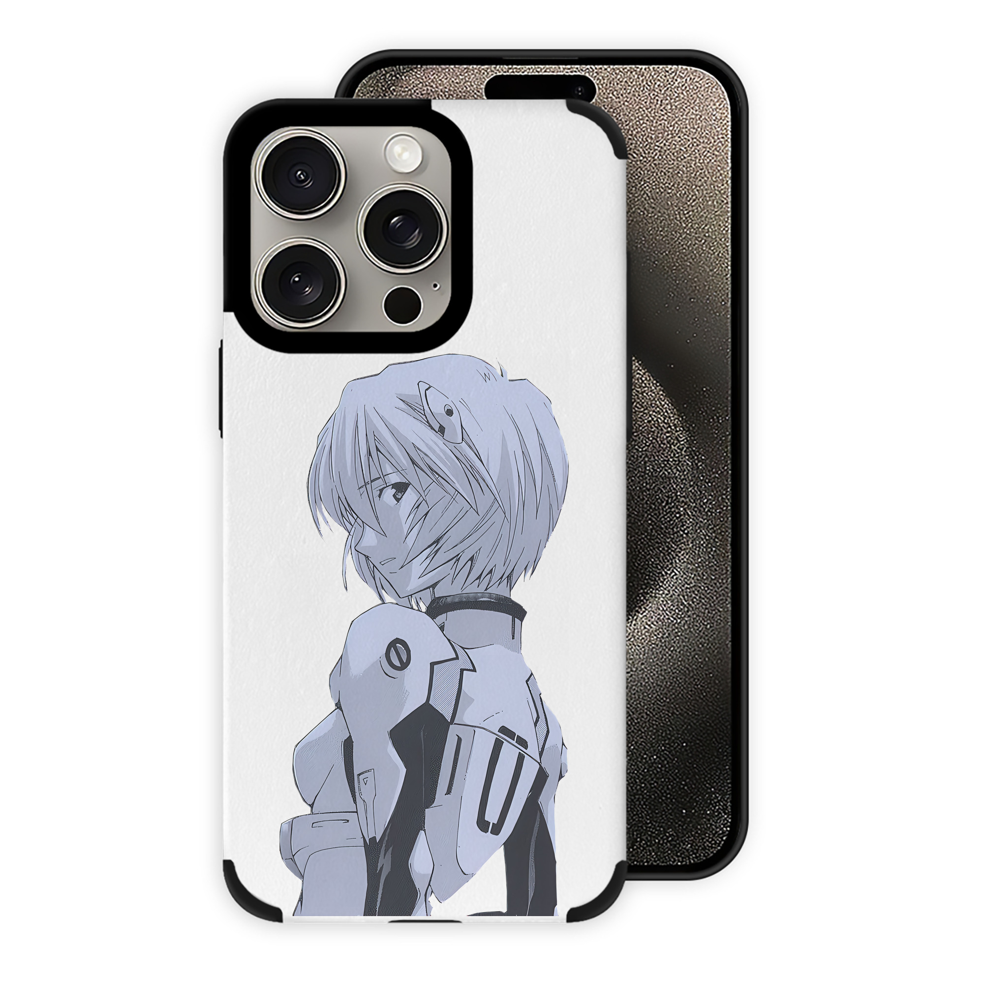 （画像用） EVA 新世紀エヴァンゲリオン 【iPhone15ProMax対応】 PUレザー スマホケース 耐衝撃＆黄変防止