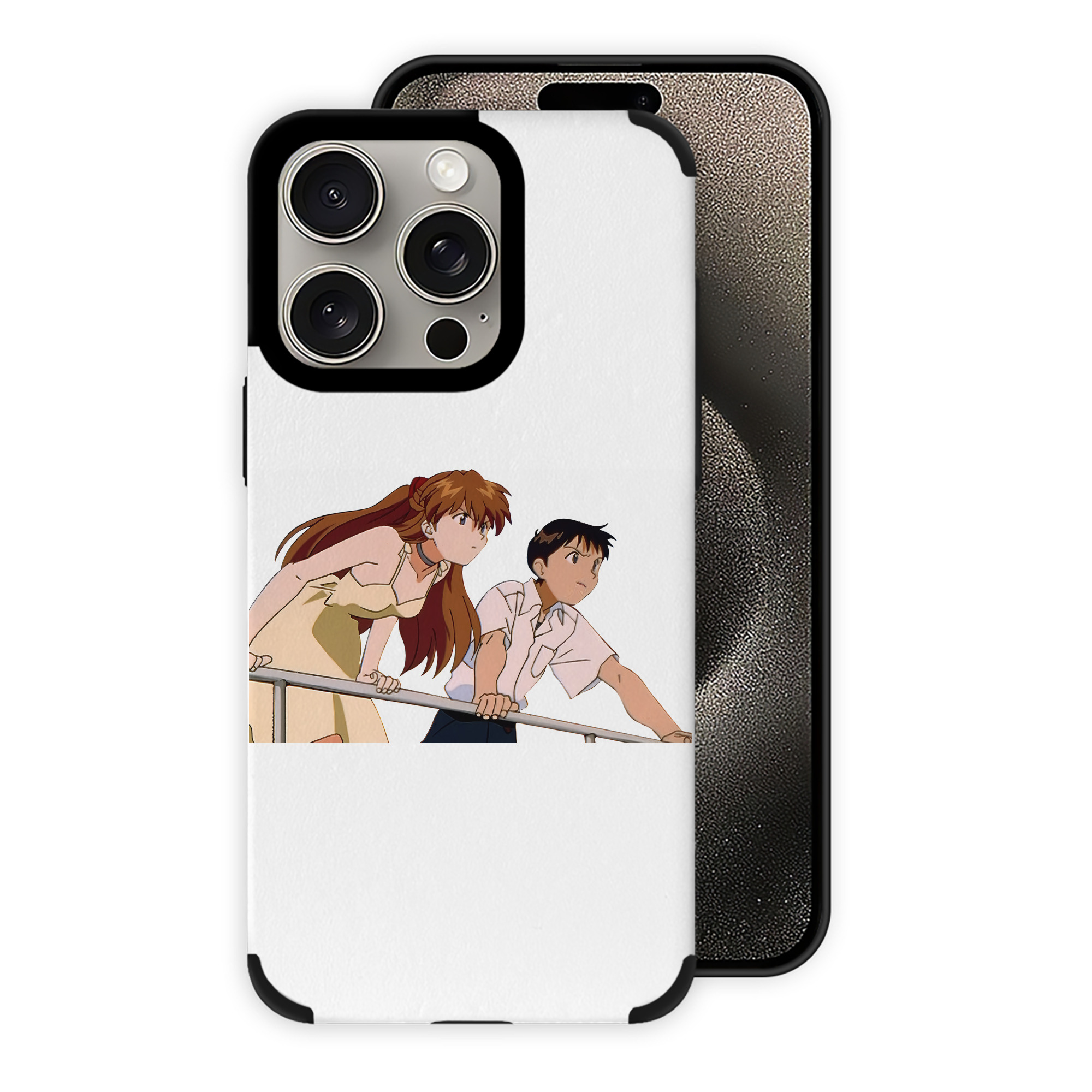 （画像用） EVA 新世紀エヴァンゲリオン 【iPhone15ProMax対応】 PUレザー スマホケース 耐衝撃＆黄変防止