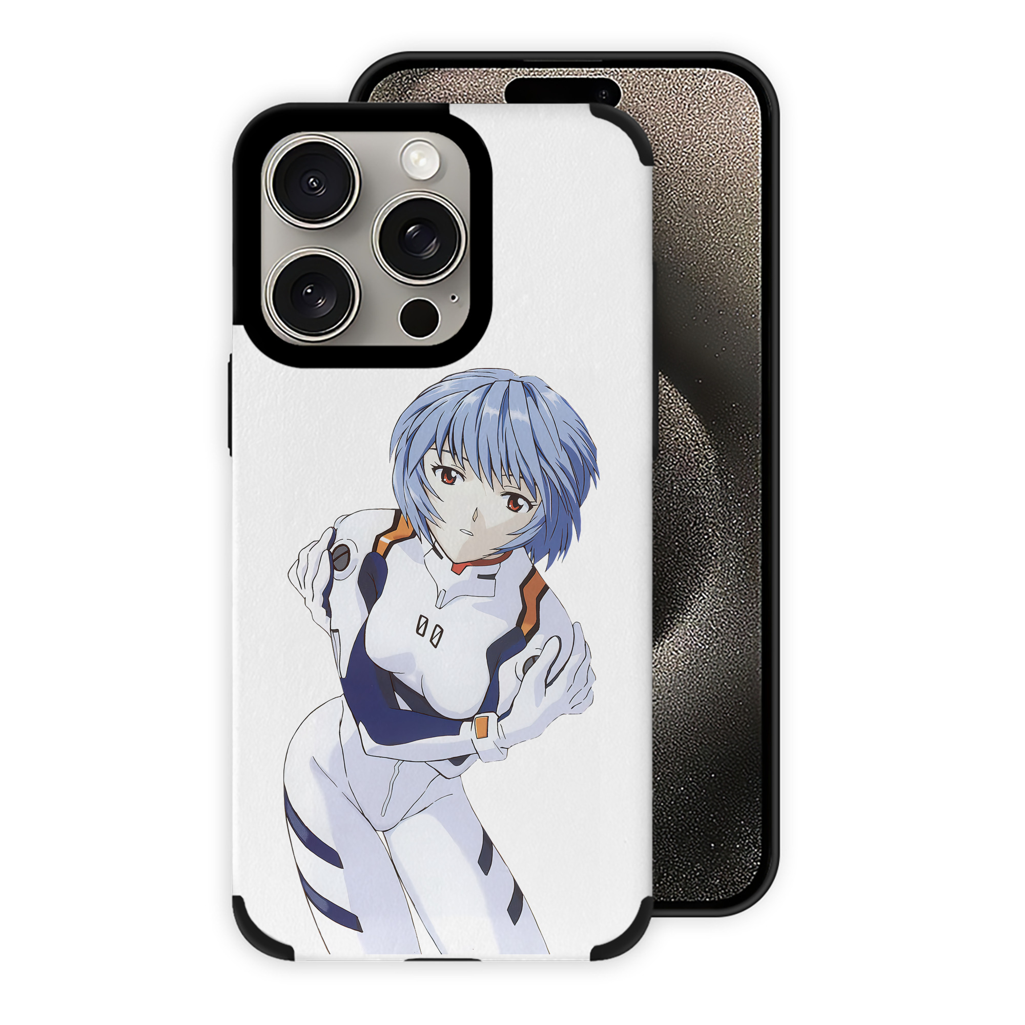 （画像用） EVA 新世紀エヴァンゲリオン 【iPhone15ProMax対応】 PUレザー スマホケース 耐衝撃＆黄変防止