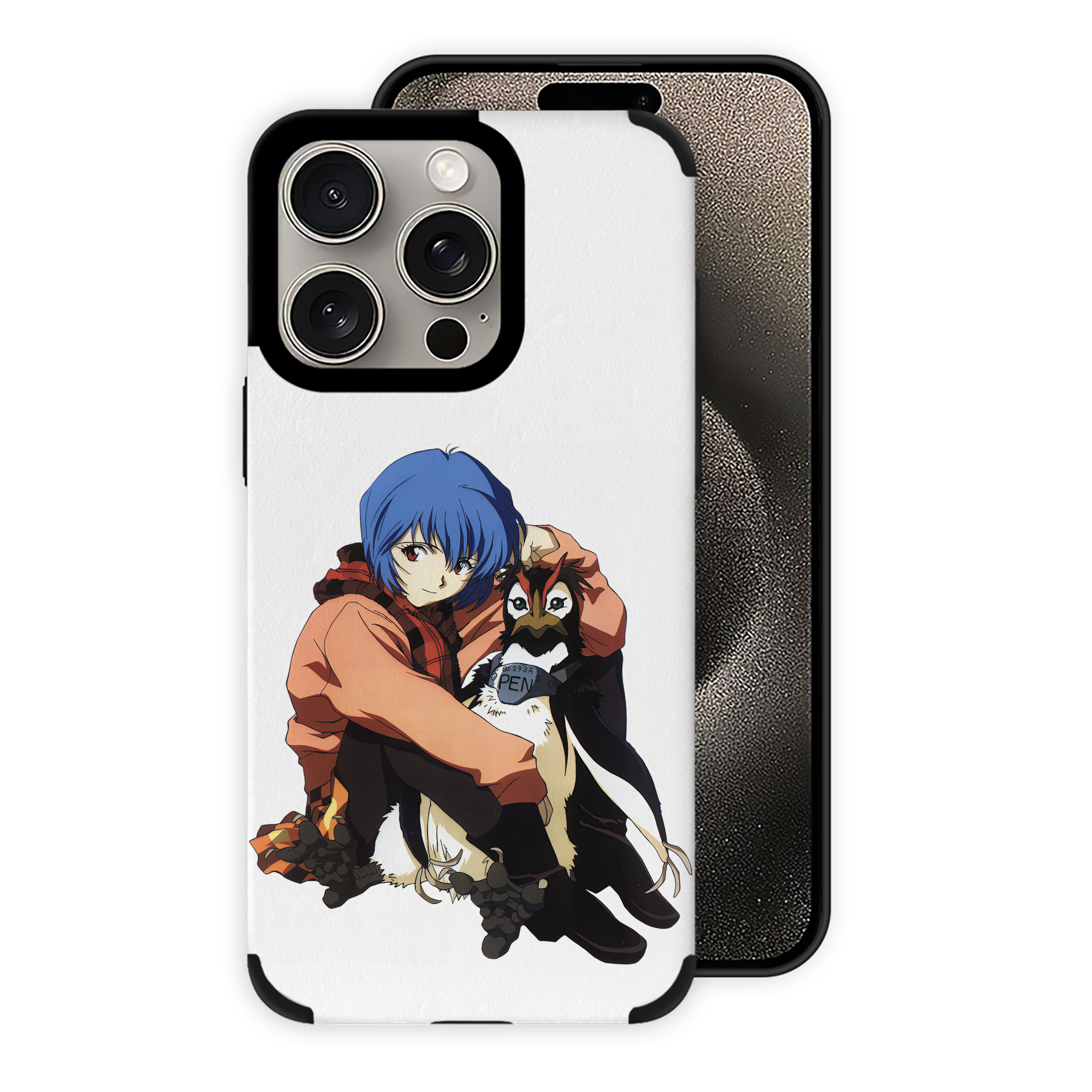 （画像用） EVA 新世紀エヴァンゲリオン 【iPhone15ProMax対応】 PUレザー スマホケース 耐衝撃＆黄変防止