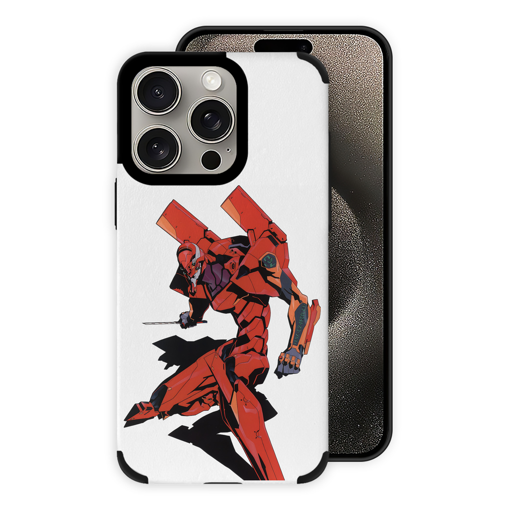 （画像用） EVA 新世紀エヴァンゲリオン 【iPhone15ProMax対応】 PUレザー スマホケース 耐衝撃＆黄変防止