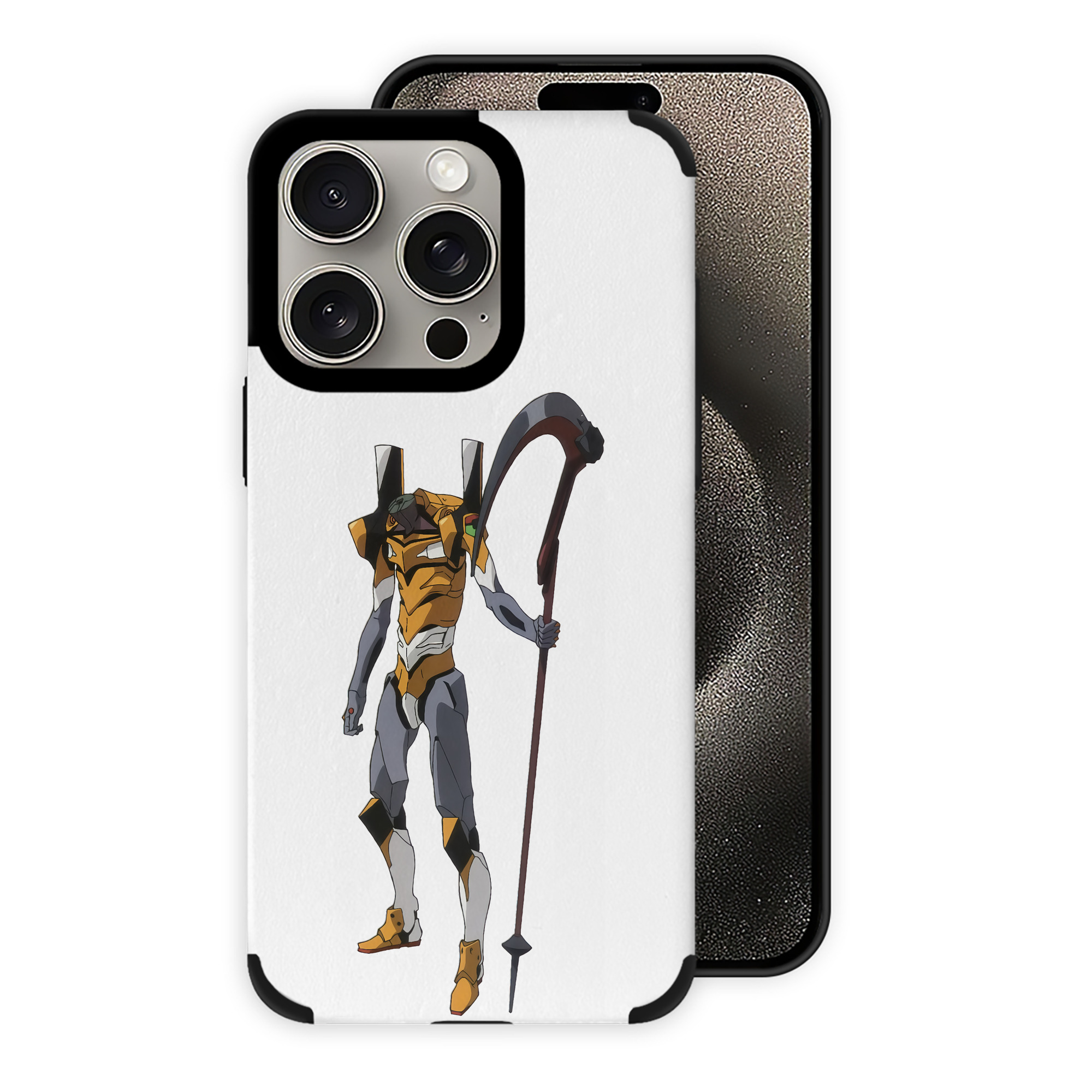 （画像用） EVA 新世紀エヴァンゲリオン 【iPhone15ProMax対応】 PUレザー スマホケース 耐衝撃＆黄変防止
