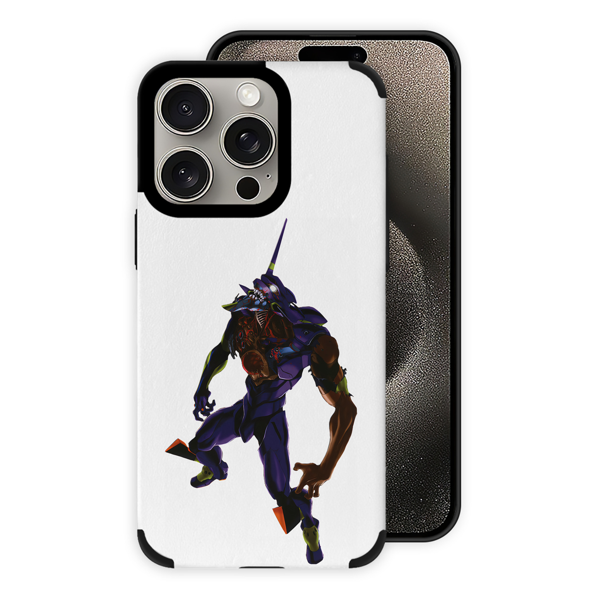 （画像用） EVA 新世紀エヴァンゲリオン 【iPhone15ProMax対応】 PUレザー スマホケース 耐衝撃＆黄変防止