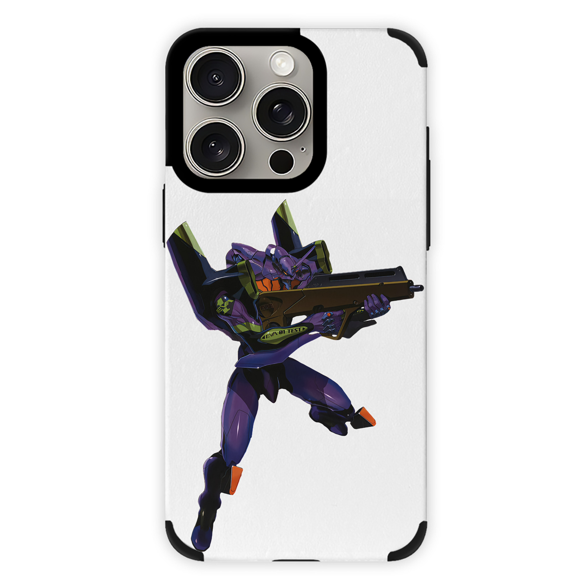 （画像用） EVA 新世紀エヴァンゲリオン 【iPhone15ProMax対応】 PUレザー スマホケース 耐衝撃＆黄変防止
