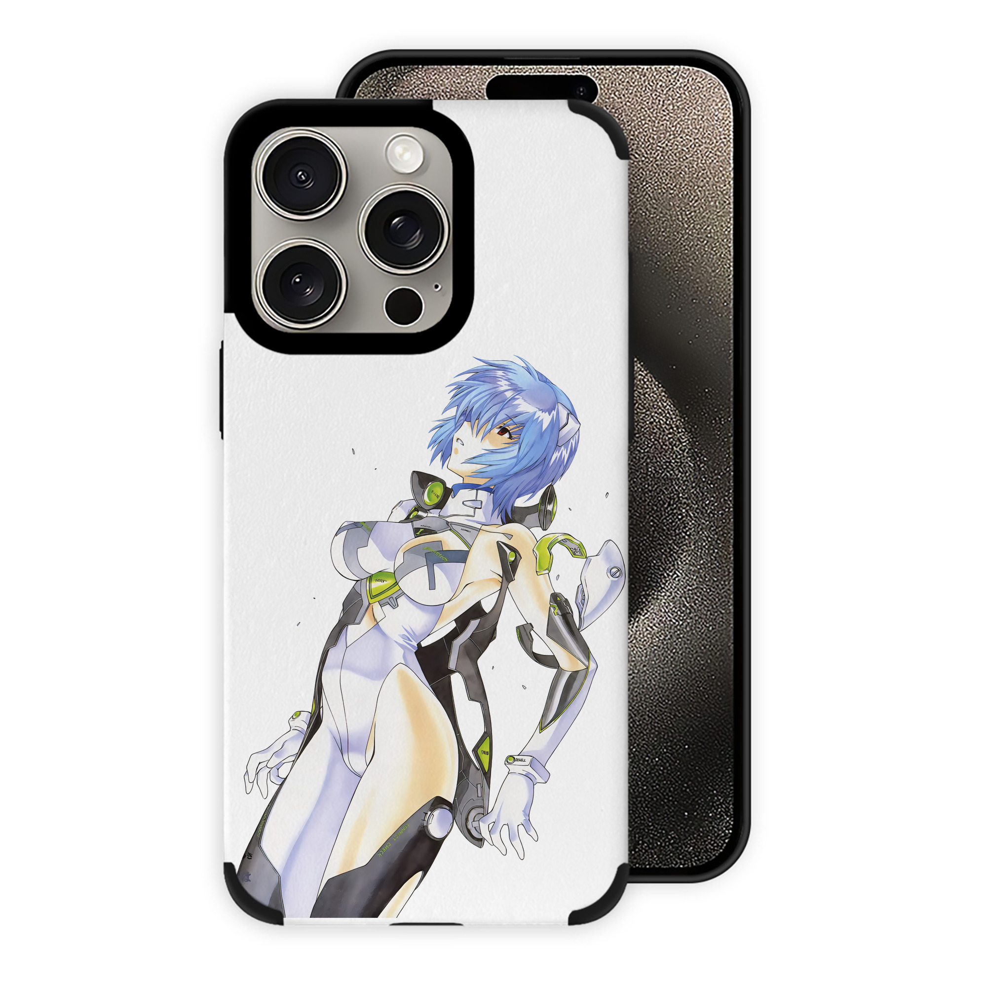 （画像用） EVA 新世紀エヴァンゲリオン 【iPhone15ProMax対応】 PUレザー スマホケース 耐衝撃＆黄変防止