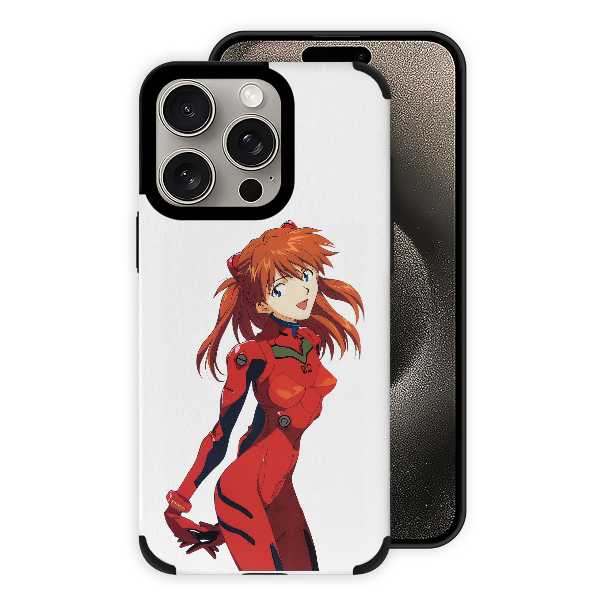 （画像用） EVA 新世紀エヴァンゲリオン 【iPhone15ProMax対応】 PUレザー スマホケース 耐衝撃＆黄変防止