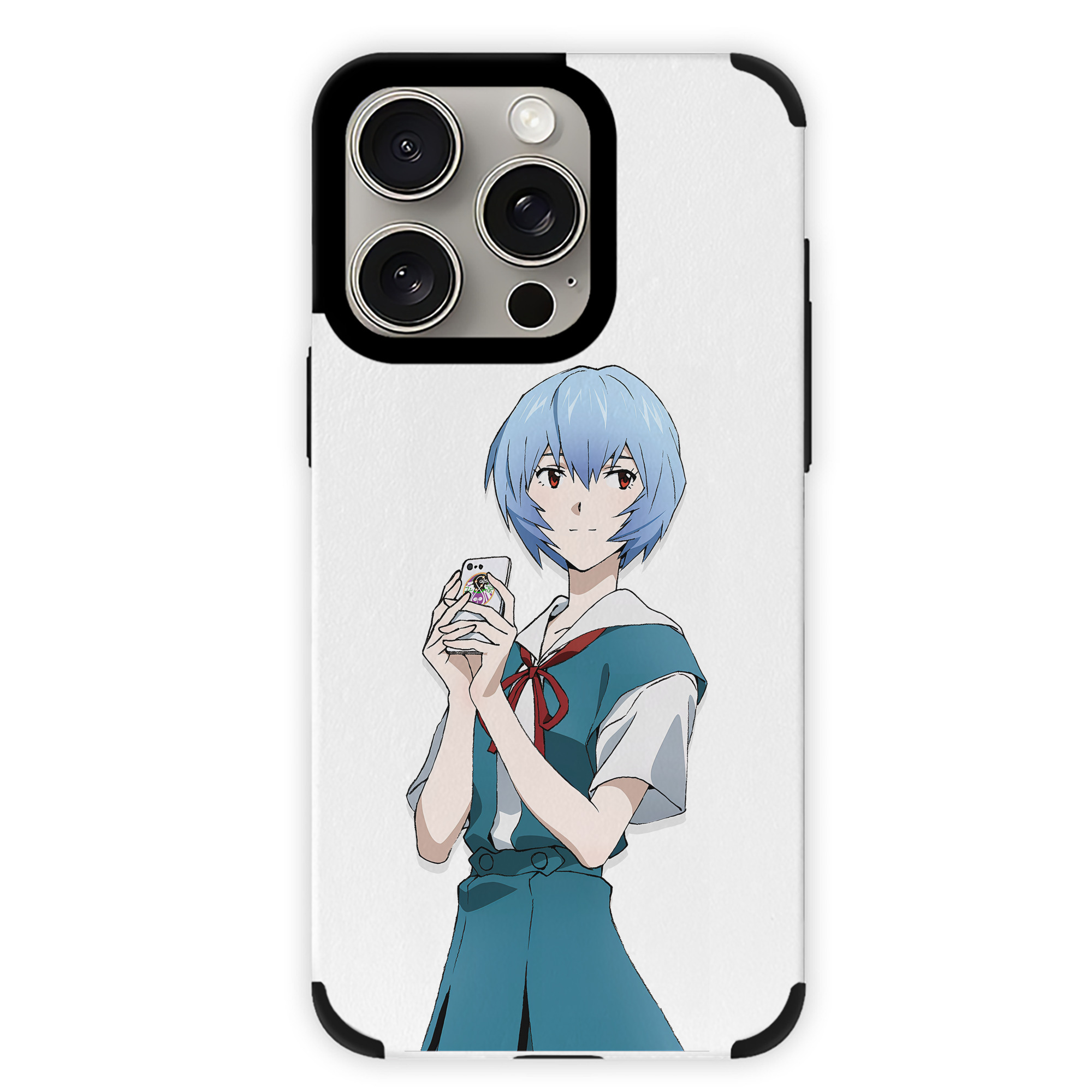 （画像用） EVA 新世紀エヴァンゲリオン 【iPhone15ProMax対応】 PUレザー スマホケース 耐衝撃＆黄変防止