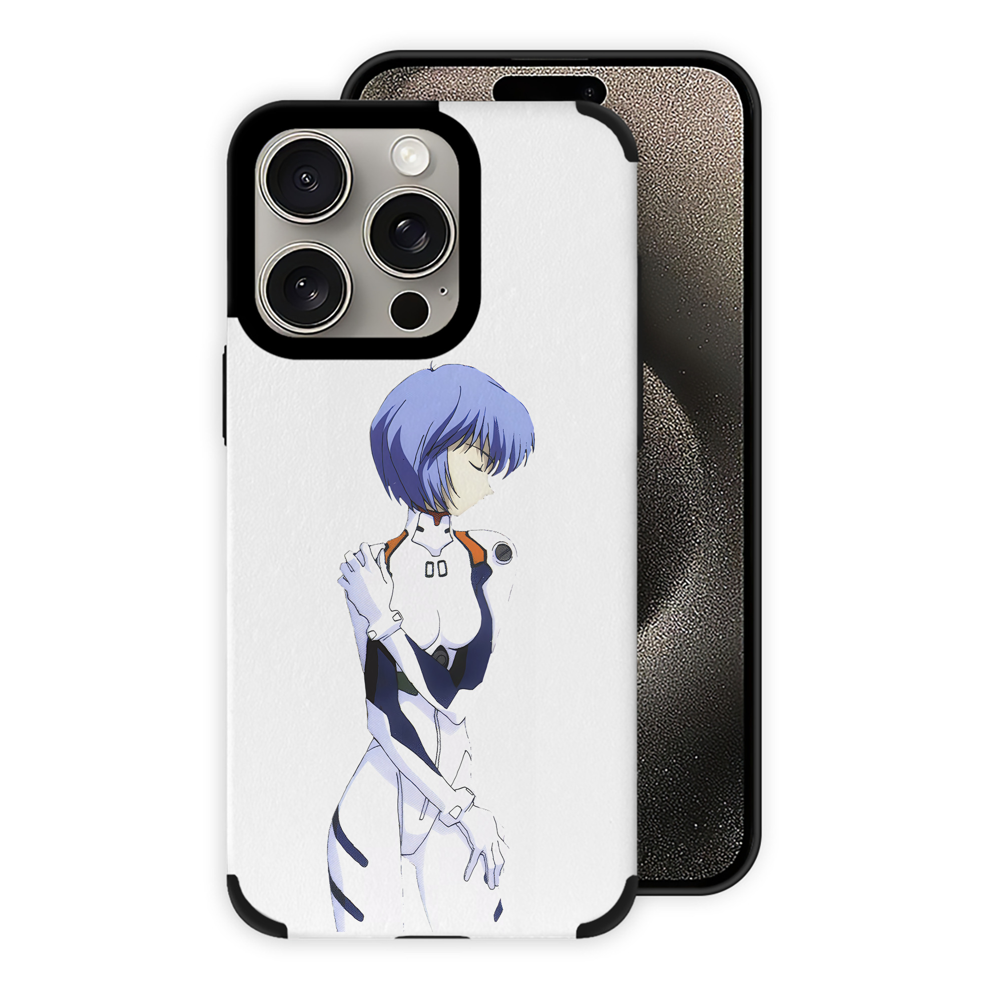 （画像用） EVA 新世紀エヴァンゲリオン 【iPhone15ProMax対応】 PUレザー スマホケース 耐衝撃＆黄変防止