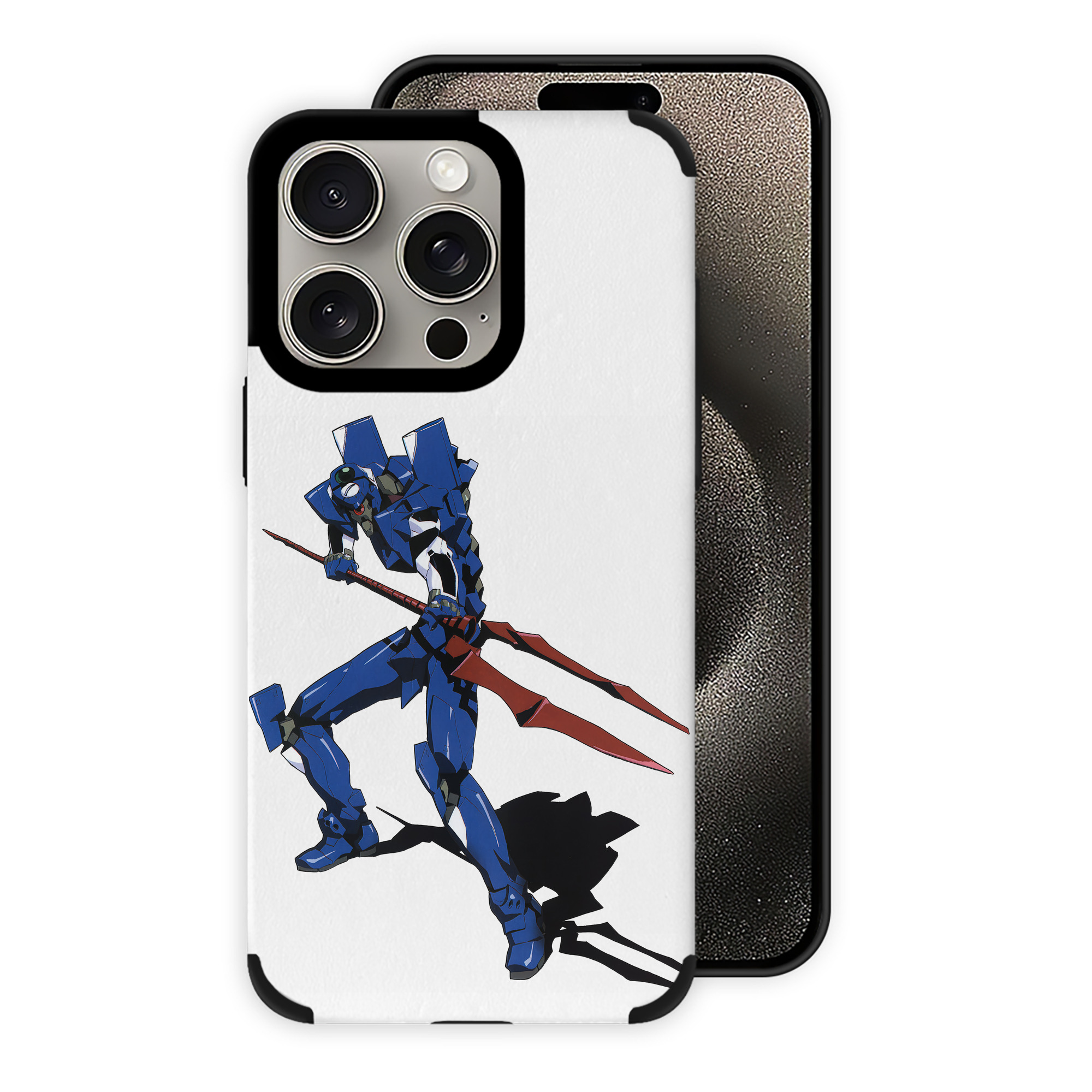 （画像用） EVA 新世紀エヴァンゲリオン 【iPhone15ProMax対応】 PUレザー スマホケース 耐衝撃＆黄変防止