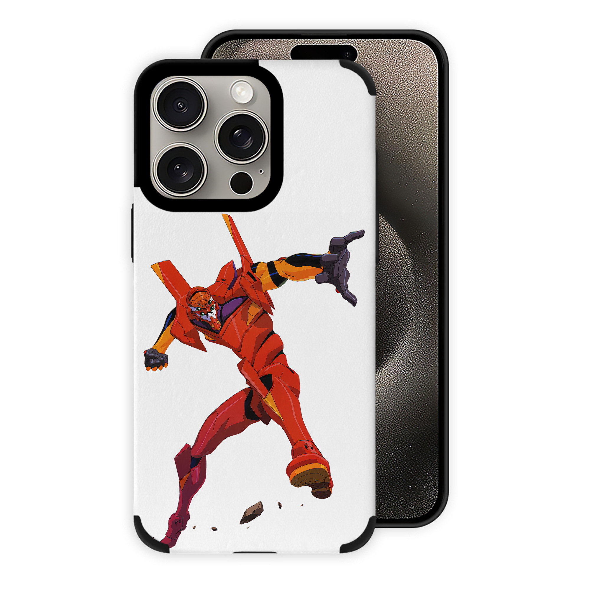 （画像用） EVA 新世紀エヴァンゲリオン 【iPhone15ProMax対応】 PUレザー スマホケース 耐衝撃＆黄変防止