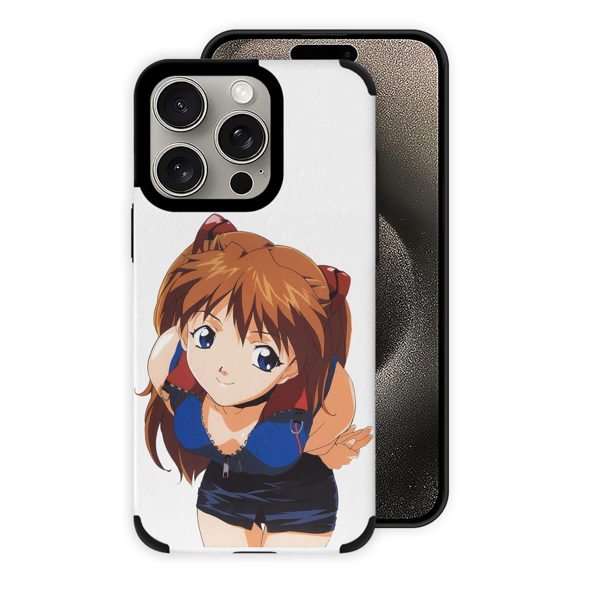 （画像用） EVA 新世紀エヴァンゲリオン 【iPhone15ProMax対応】 PUレザー スマホケース 耐衝撃＆黄変防止