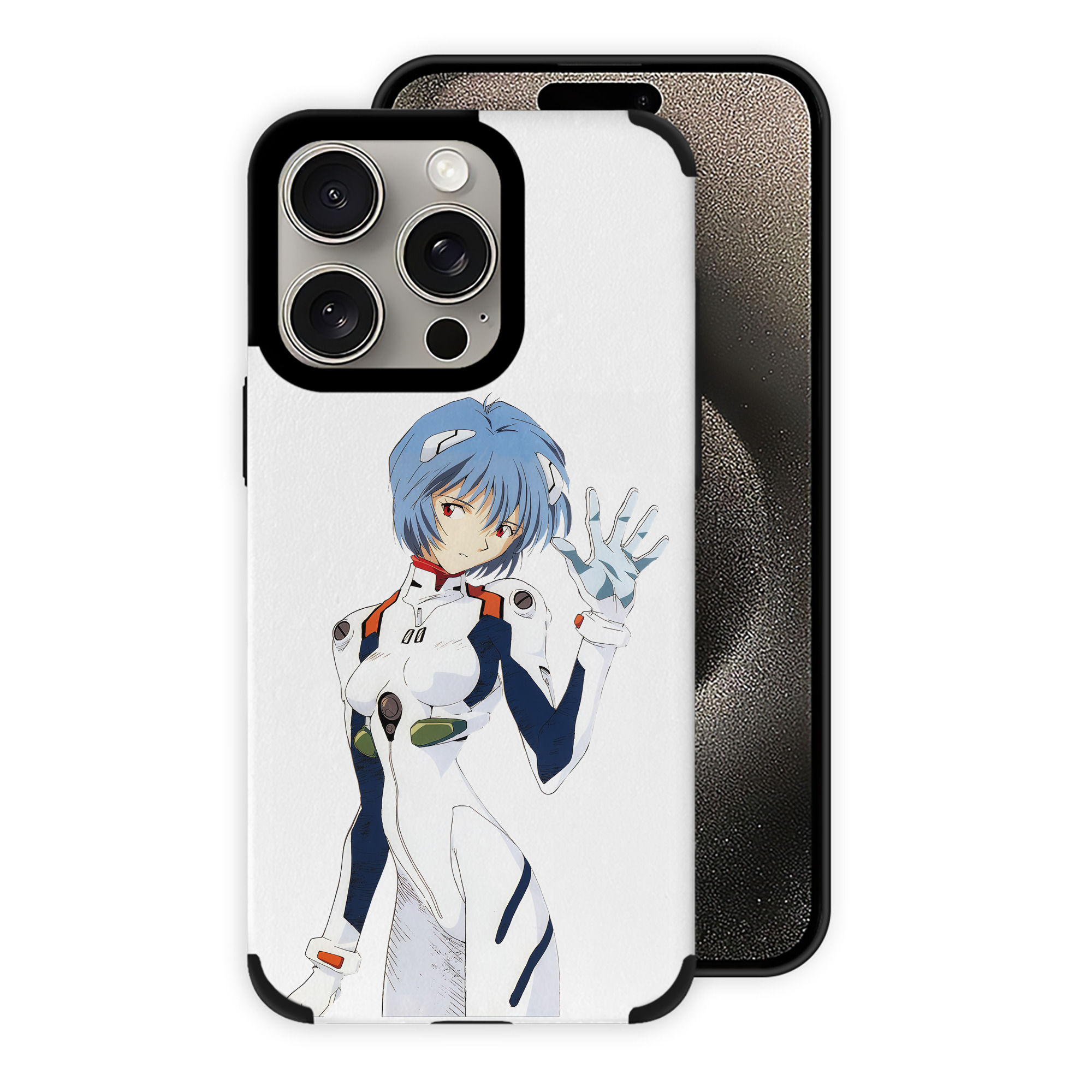 （画像用） EVA 新世紀エヴァンゲリオン 【iPhone15ProMax対応】 PUレザー スマホケース 耐衝撃＆黄変防止