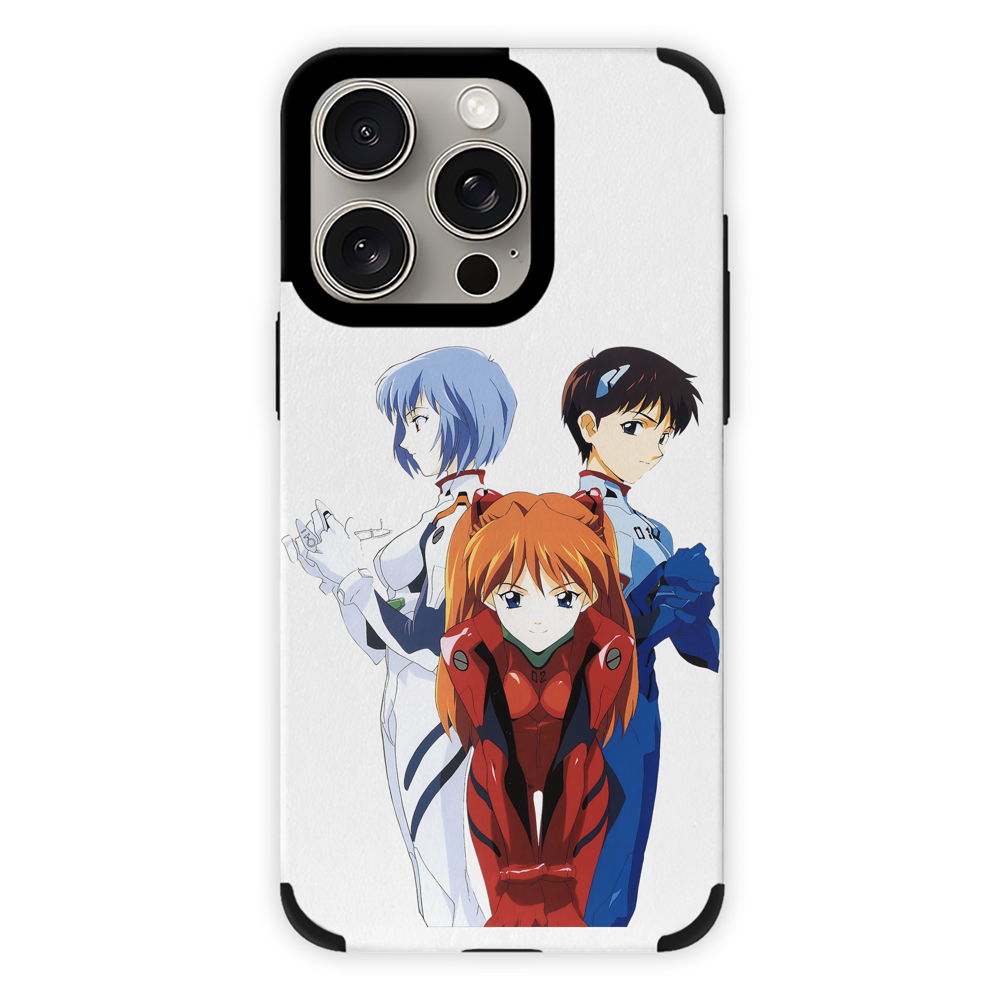 （画像用） EVA 新世紀エヴァンゲリオン 【iPhone15ProMax対応】 PUレザー スマホケース 耐衝撃＆黄変防止