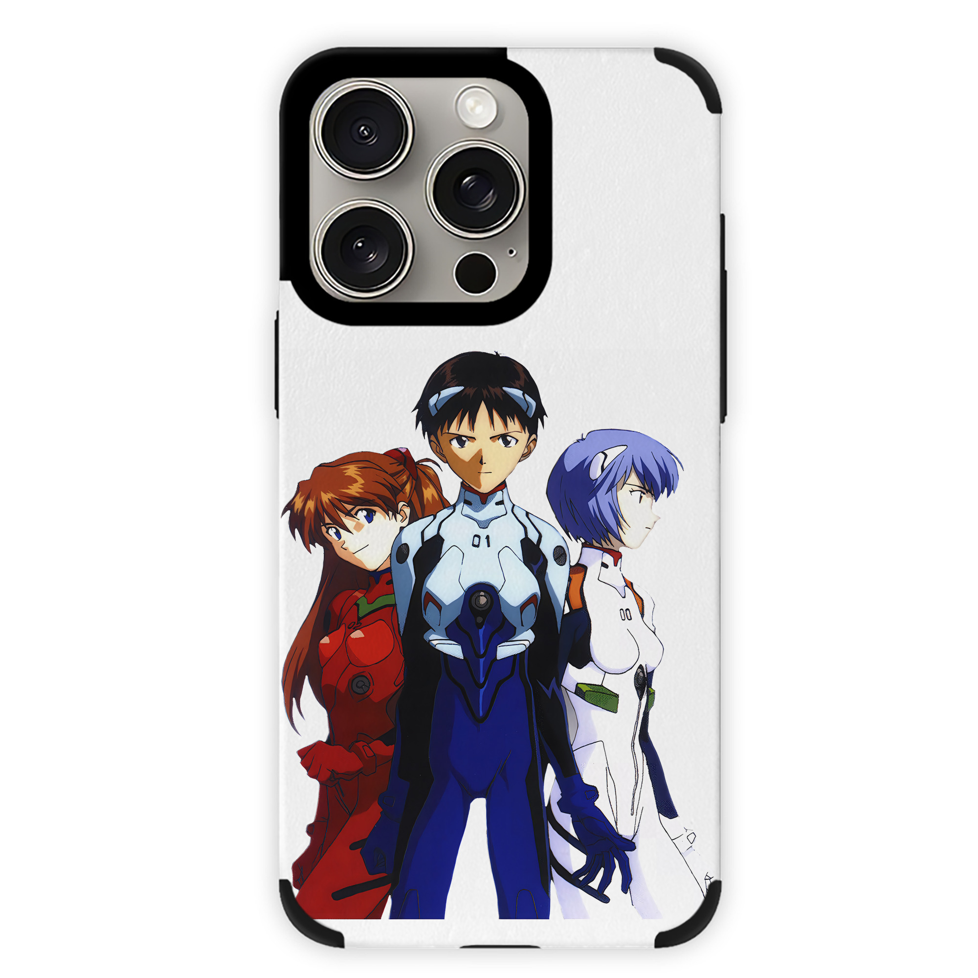 （画像用） EVA 新世紀エヴァンゲリオン 【iPhone15ProMax対応】 PUレザー スマホケース 耐衝撃＆黄変防止